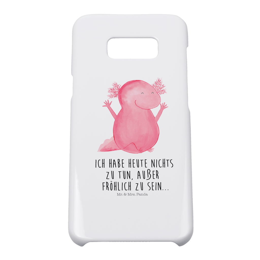 Handyhülle Axolotl Hurra Handyhülle, Handycover, Cover, Handy, Hülle, Iphone 10, Iphone X, Axolotl, Molch, Axolot, Schwanzlurch, Lurch, Lurche, fröhlich, Spaß, Freude, Motivation, Zufriedenheit