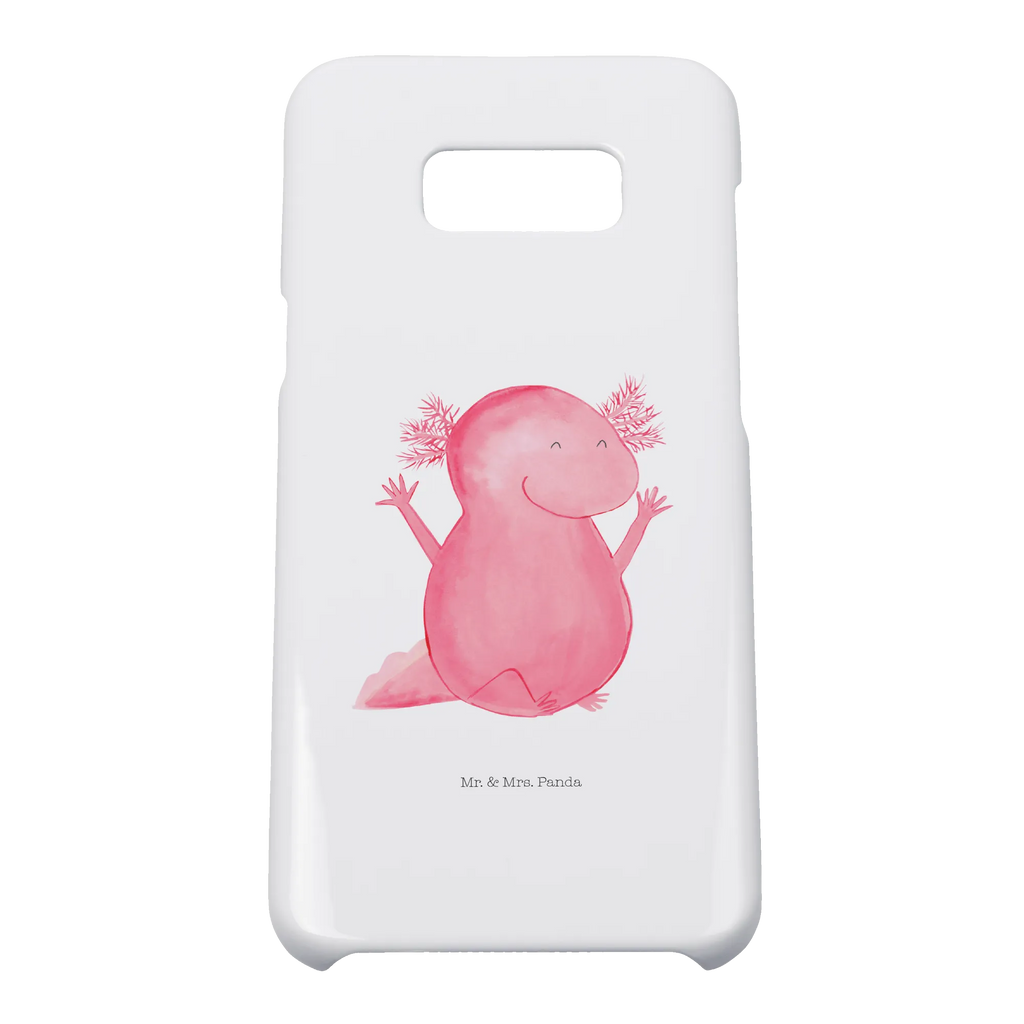 Handyhülle Axolotl Hurra Handyhülle, Handycover, Cover, Handy, Hülle, Iphone 10, Iphone X, Axolotl, Molch, Axolot, Schwanzlurch, Lurch, Lurche, fröhlich, Spaß, Freude, Motivation, Zufriedenheit