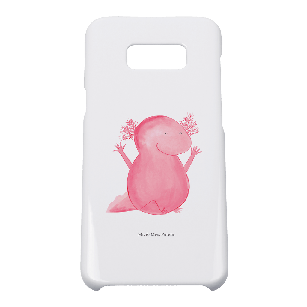 Handyhülle Axolotl Hurra Handyhülle, Handycover, Cover, Handy, Hülle, Iphone 10, Iphone X, Axolotl, Molch, Axolot, Schwanzlurch, Lurch, Lurche, fröhlich, Spaß, Freude, Motivation, Zufriedenheit