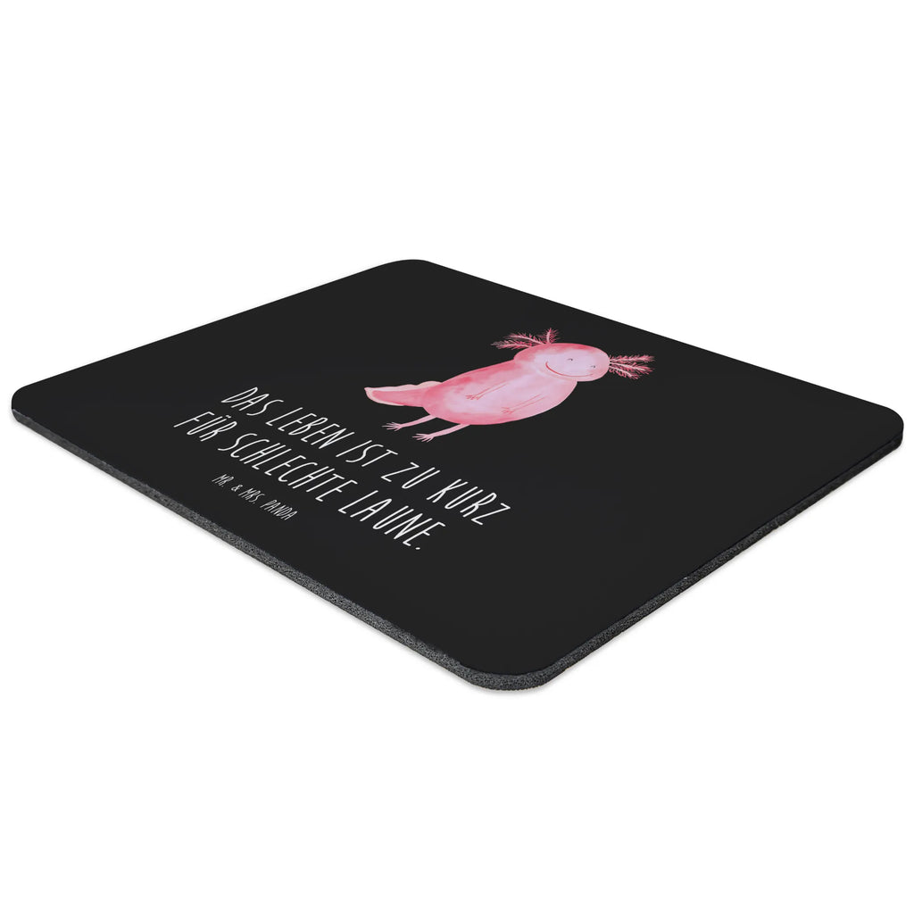 Mauspad Axolotl glücklich Mousepad, Computer zubehör, Büroausstattung, PC Zubehör, Arbeitszimmer, Mauspad, Einzigartiges Mauspad, Designer Mauspad, Mausunterlage, Mauspad Büro, Axolotl, Molch, Axolot, Schwanzlurch, Lurch, Lurche, Motivation, gute Laune