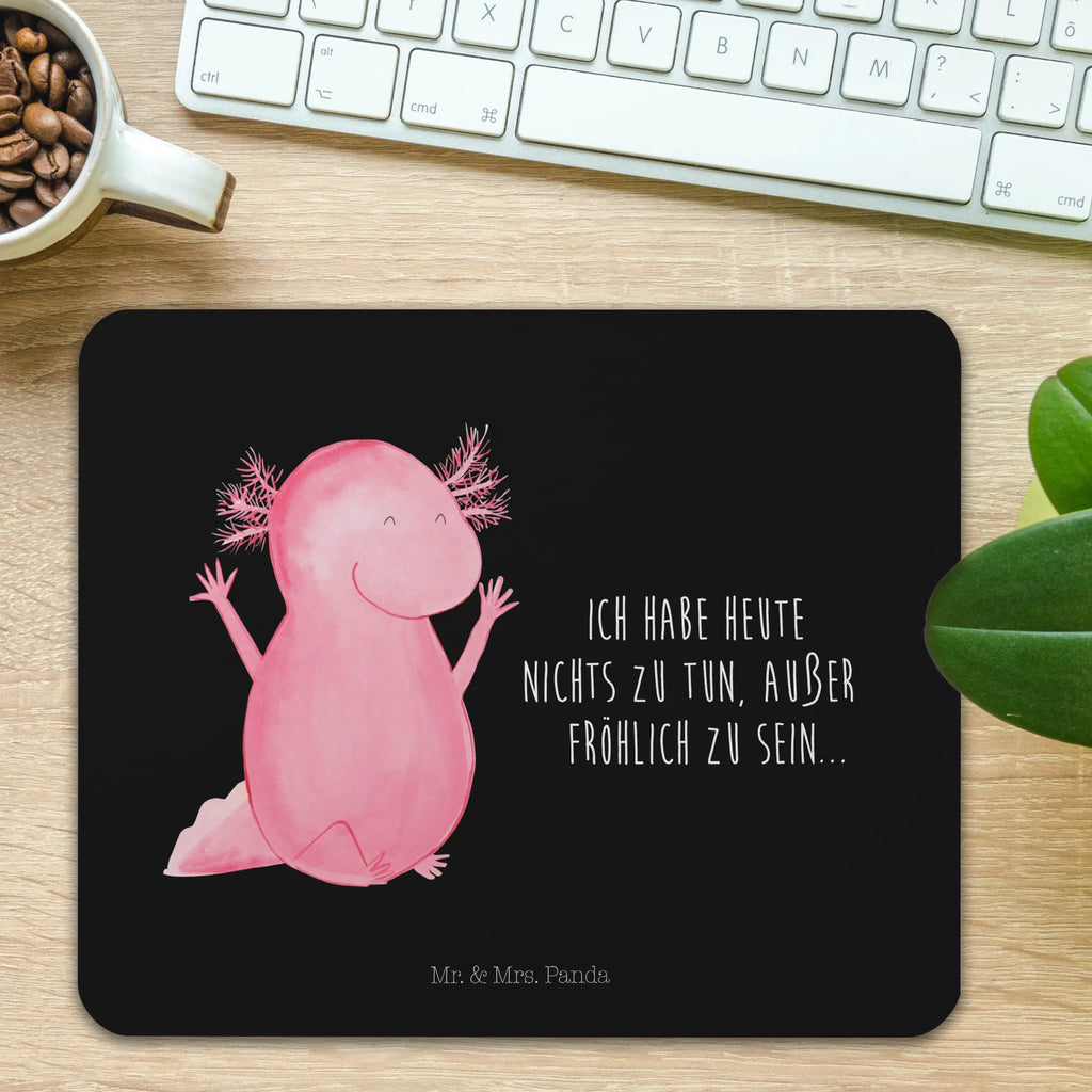 Mauspad Axolotl Hurra Mousepad, Computer zubehör, Büroausstattung, PC Zubehör, Arbeitszimmer, Mauspad, Einzigartiges Mauspad, Designer Mauspad, Mausunterlage, Mauspad Büro, Axolotl, Molch, Axolot, Schwanzlurch, Lurch, Lurche, fröhlich, Spaß, Freude, Motivation, Zufriedenheit