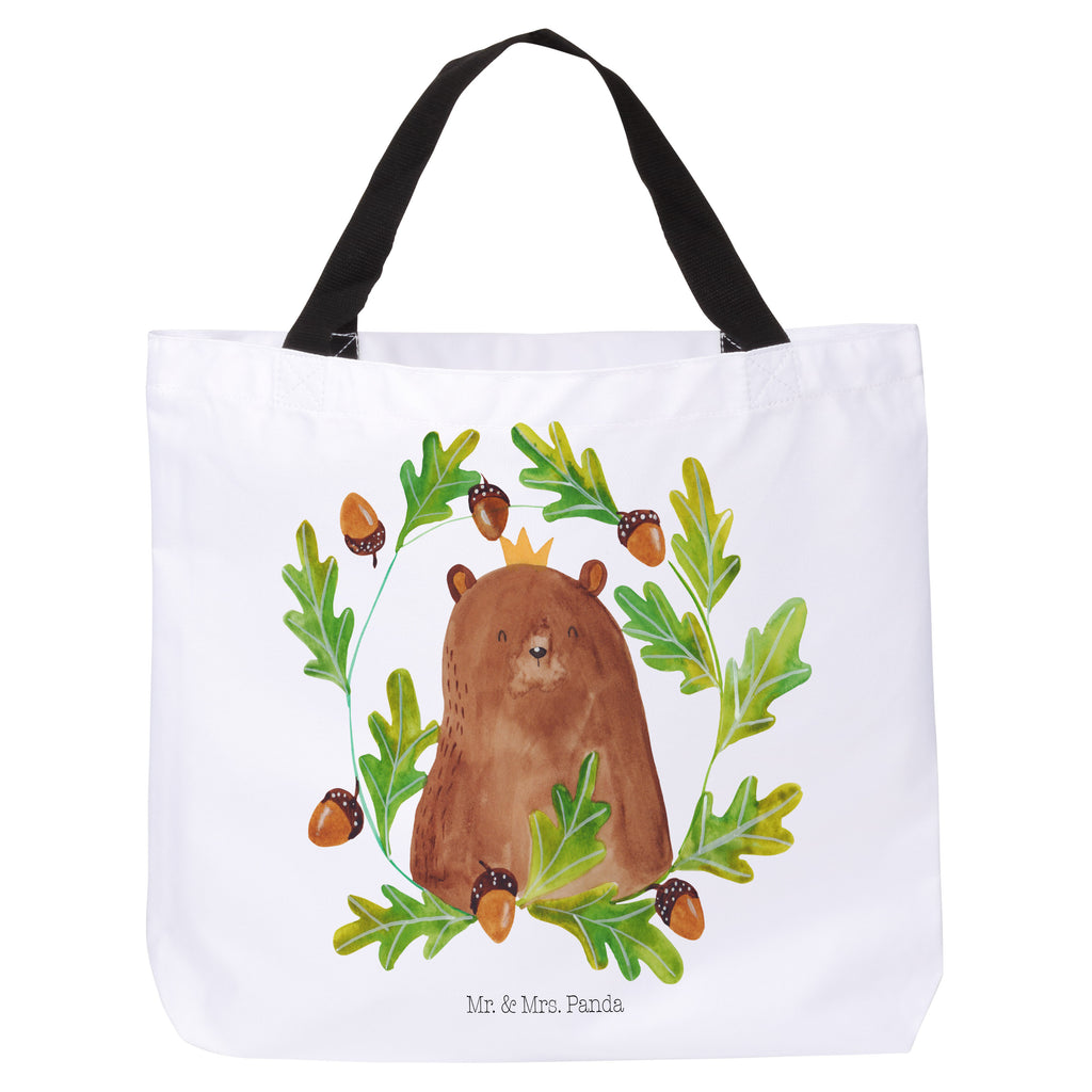 Shopper Bär König Beutel, Einkaufstasche, Tasche, Strandtasche, Einkaufsbeutel, Shopper, Schultasche, Freizeittasche, Tragebeutel, Schulbeutel, Alltagstasche, Bär, Teddy, Teddybär, Papa, Papa Bär, bester Vater, bester Papa, weltbester Papa, Vatertag, Vater, Dad, Daddy, Papi