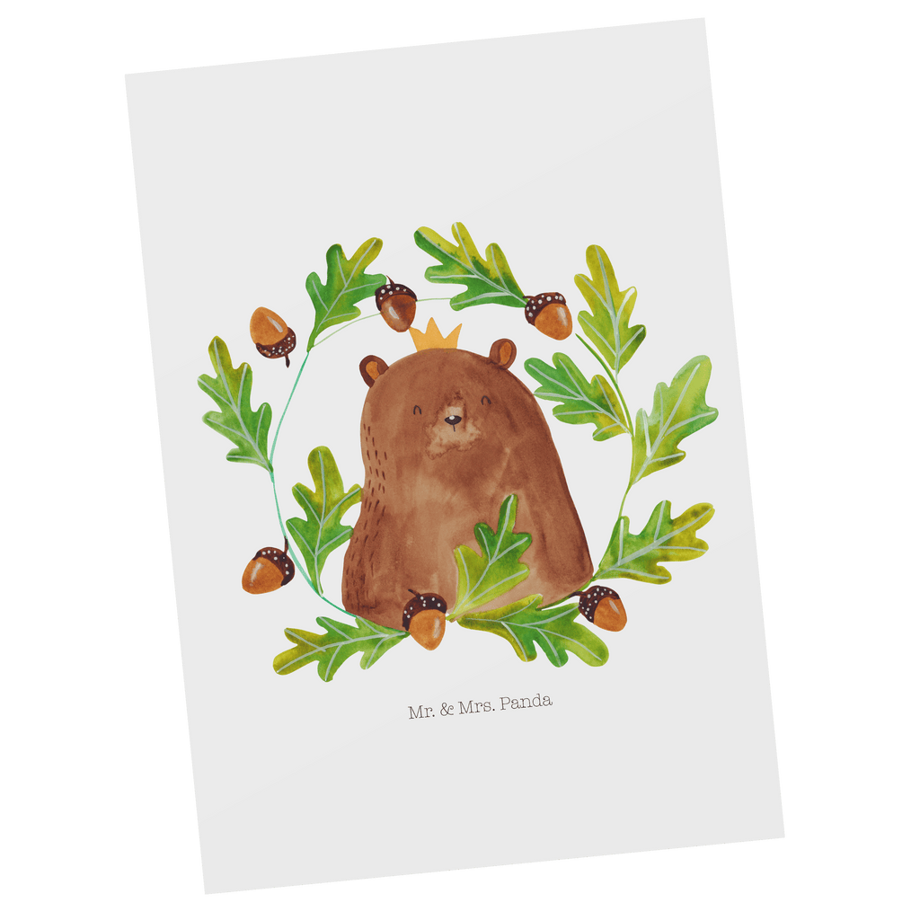 Postkarte Bär König Postkarte, Karte, Geschenkkarte, Grußkarte, Einladung, Ansichtskarte, Geburtstagskarte, Einladungskarte, Dankeskarte, Ansichtskarten, Einladung Geburtstag, Einladungskarten Geburtstag, Bär, Teddy, Teddybär, Papa, Papa Bär, bester Vater, bester Papa, weltbester Papa, Vatertag, Vater, Dad, Daddy, Papi