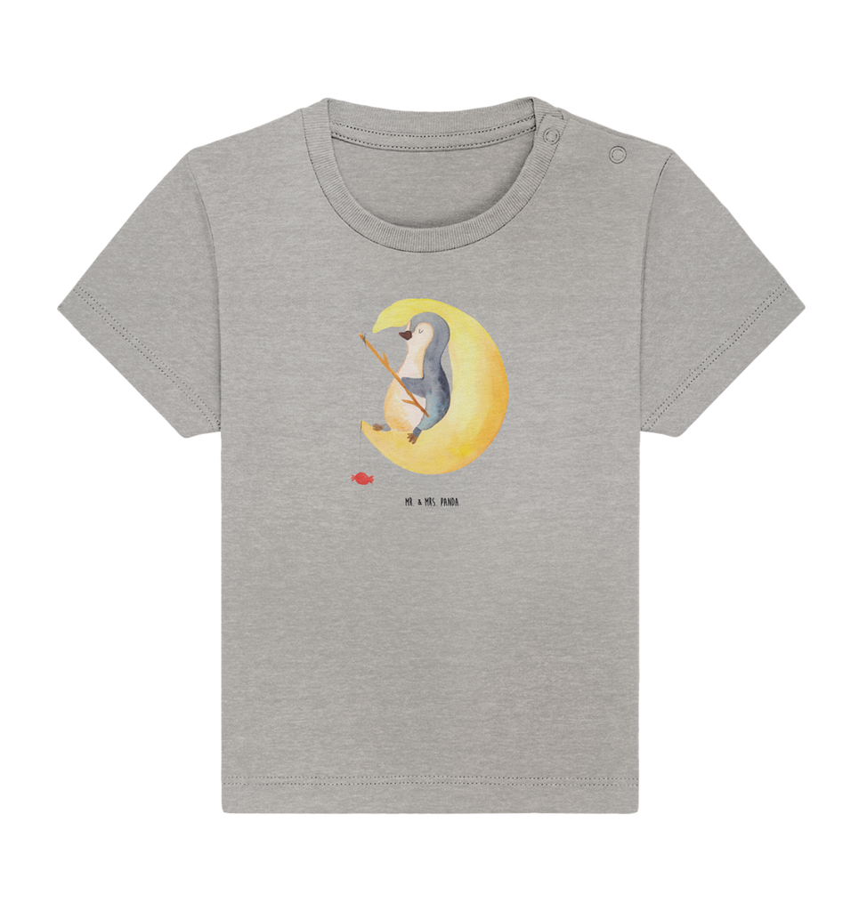 Organic Baby Shirt Pinguin Mond Baby T-Shirt, Jungen Baby T-Shirt, Mädchen Baby T-Shirt, Shirt, Pinguin, Pinguine, Spruch, schlafen, Nachtruhe, Einschlafen, Schlafzimmer, Schlafstörungen, Gästezimmer