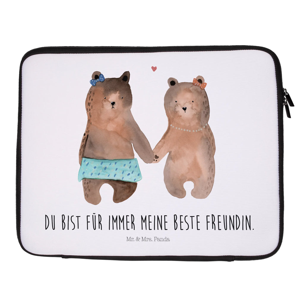 Notebook Tasche Bär Freundin Notebook Tasche, Laptop, Computertasche, Tasche, Notebook-Tasche, Notebook-Reisehülle, Notebook Schutz, Bär, Teddy, Teddybär, Bär Freundin Beste Freund Liebe Liebesbeweis Verliebt Kumpel Kumpeliene