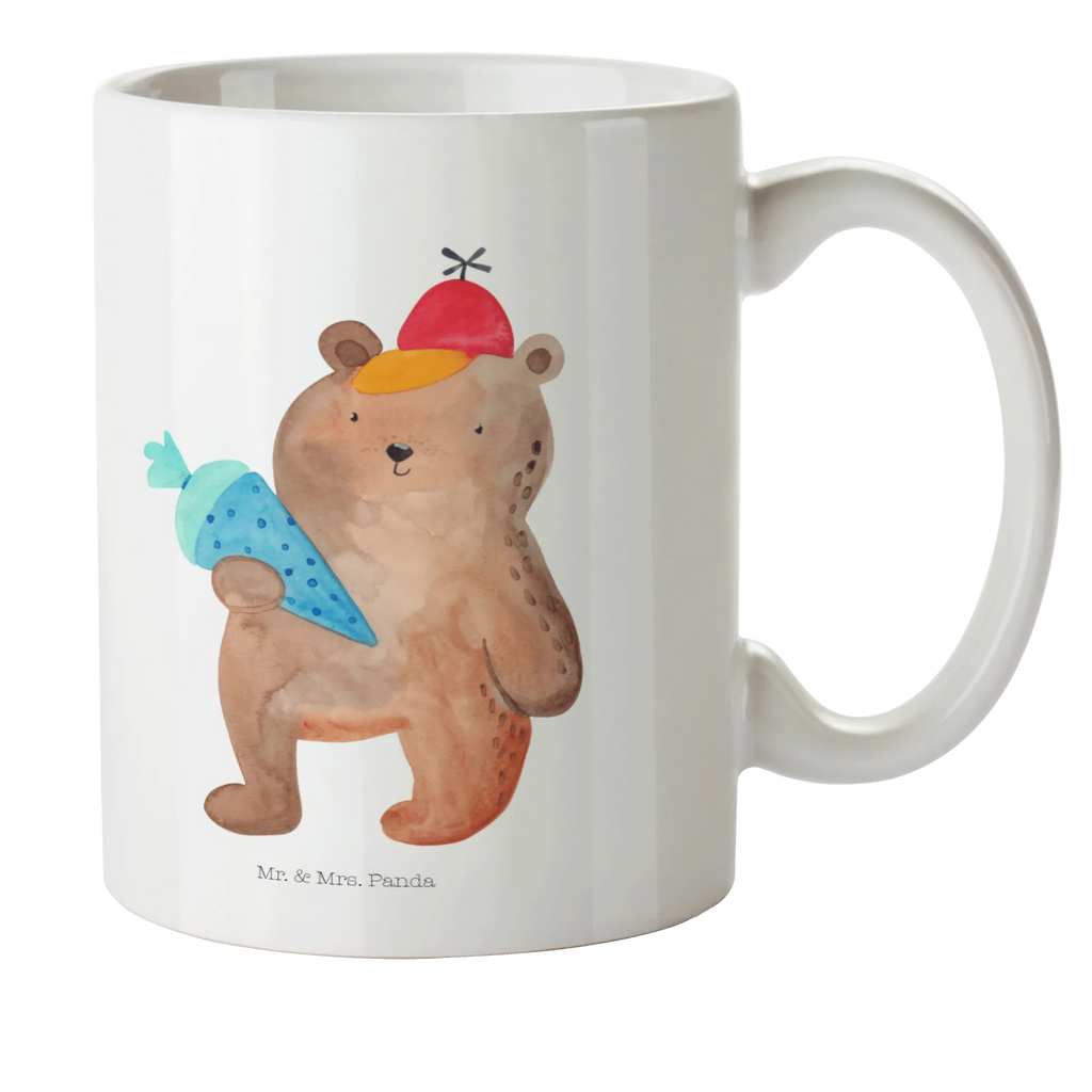 Kindertasse Bär mit Schultüte Kindertasse, Kinder Tasse, Kunststoff Tasse, Kindergarten Tasse, Trinkbecher, Camping Becher, Kaffeetasse, Kunststoffbecher, Kindergartenbecher, Outdoorgeschirr, Kunststoffgeschirr, Reisebecher, Reisetasse, Kinderbecher, Bruchfeste Tasse, Bruchsichere Tasse, Plastik Tasse, Plastiktasse, Bär, Teddy, Teddybär, Bär Motiv, Schultüte, Erster Schultag Geschenk, Einschulung Geschenk, Schule Geschenk, Grundschule, Schulanfang, Schulbeginn