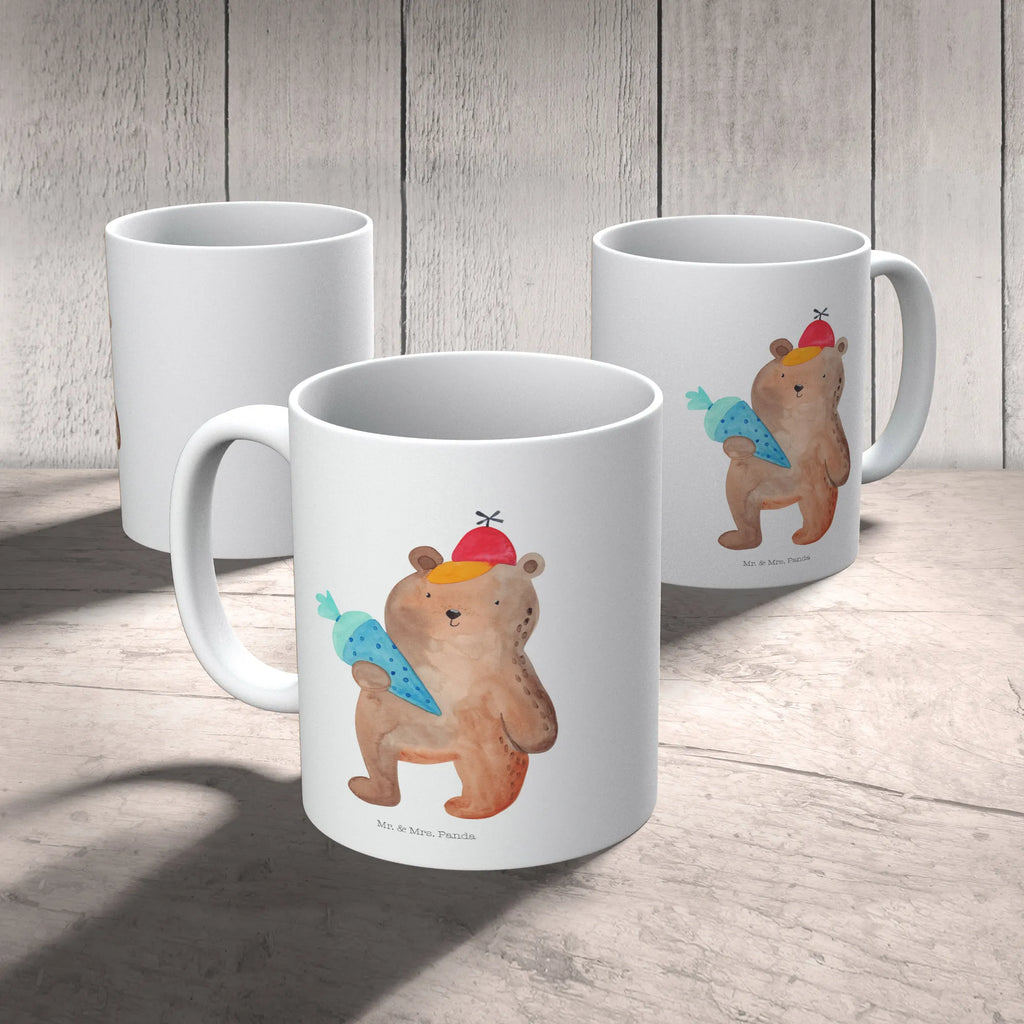 Kindertasse Bär mit Schultüte Kindertasse, Kinder Tasse, Kunststoff Tasse, Kindergarten Tasse, Trinkbecher, Camping Becher, Kaffeetasse, Kunststoffbecher, Kindergartenbecher, Outdoorgeschirr, Kunststoffgeschirr, Reisebecher, Reisetasse, Kinderbecher, Bruchfeste Tasse, Bruchsichere Tasse, Plastik Tasse, Plastiktasse, Bär, Teddy, Teddybär, Bär Motiv, Schultüte, Erster Schultag Geschenk, Einschulung Geschenk, Schule Geschenk, Grundschule, Schulanfang, Schulbeginn