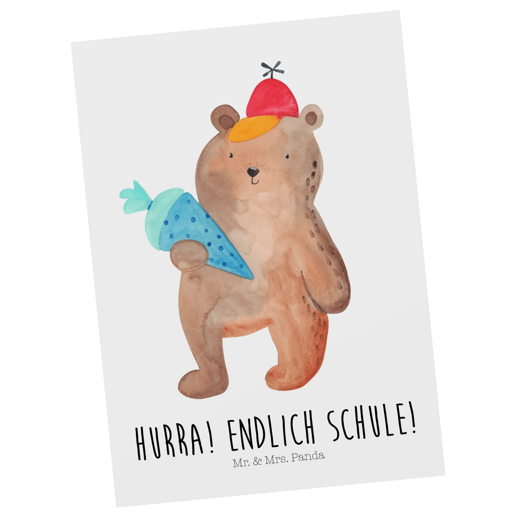 Postkarte Bär Schultüte Postkarte, Karte, Geschenkkarte, Grußkarte, Einladung, Ansichtskarte, Geburtstagskarte, Einladungskarte, Dankeskarte, Ansichtskarten, Einladung Geburtstag, Einladungskarten Geburtstag, Bär, Teddy, Teddybär, Bär Motiv, Schultüte, Erster Schultag Geschenk, Einschulung Geschenk, Schule Geschenk, Grundschule, Schulanfang, Schulbeginn