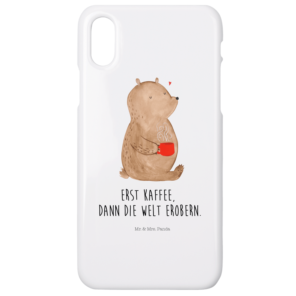 Handyhülle Bär Kaffee Handyhülle, Handycover, Cover, Handy, Hülle, Iphone 10, Iphone X, Bär, Teddy, Teddybär, Kaffee, Coffee, Bären, guten Morgen, Morgenroutine, Welt erobern, Welt retten, Motivation