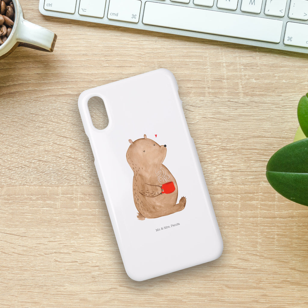 Handyhülle Bär Kaffee Handyhülle, Handycover, Cover, Handy, Hülle, Iphone 10, Iphone X, Bär, Teddy, Teddybär, Kaffee, Coffee, Bären, guten Morgen, Morgenroutine, Welt erobern, Welt retten, Motivation