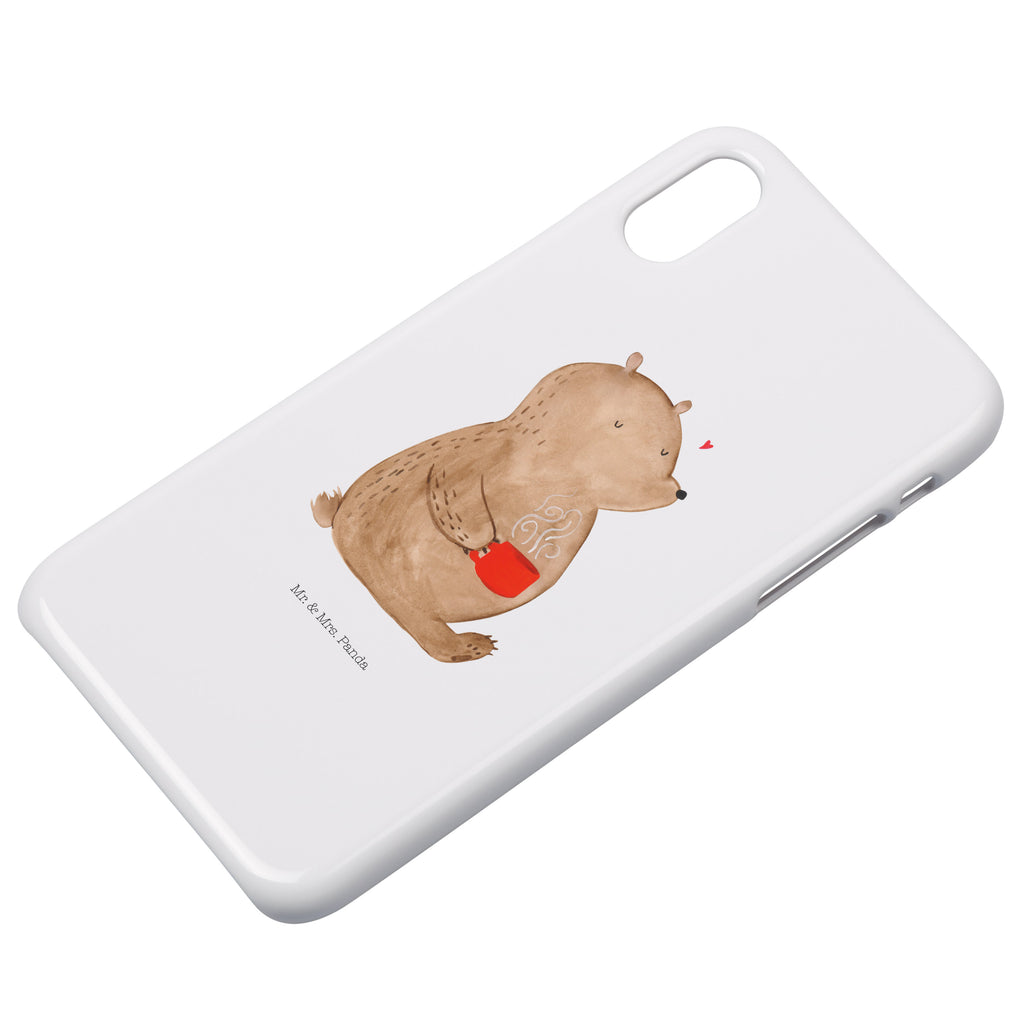 Handyhülle Bär Kaffee Handyhülle, Handycover, Cover, Handy, Hülle, Iphone 10, Iphone X, Bär, Teddy, Teddybär, Kaffee, Coffee, Bären, guten Morgen, Morgenroutine, Welt erobern, Welt retten, Motivation