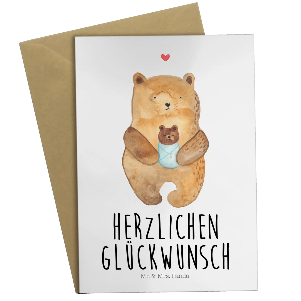 Grußkarte Bär Baby Grußkarte, Klappkarte, Einladungskarte, Glückwunschkarte, Hochzeitskarte, Geburtstagskarte, Karte, Ansichtskarten, Bär, Teddy, Teddybär, Eltern, Mutter, Baby, Taufe, Geburt, Nichte, Neffe, Enkel, Enkelin, Täufling, Geburtstag, Glückwunsch