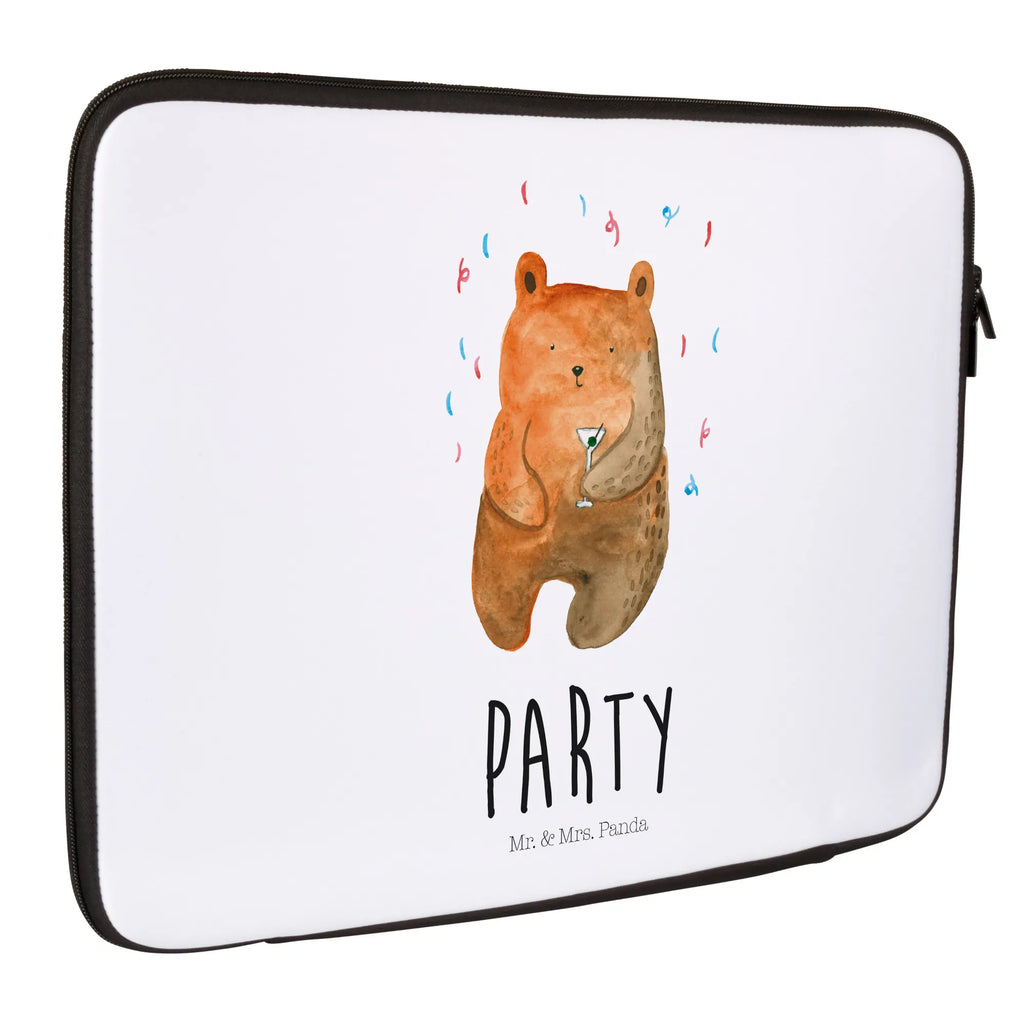 Notebook Tasche Bär Party Notebook Tasche, Laptop, Computertasche, Tasche, Notebook-Tasche, Notebook-Reisehülle, Notebook Schutz, Bär, Teddy, Teddybär, Geburtstag, Geburtstagsgeschenk, Geschenk, Party, Feiern, Abfeiern, Mitbringsel, Gute Laune, Lustig