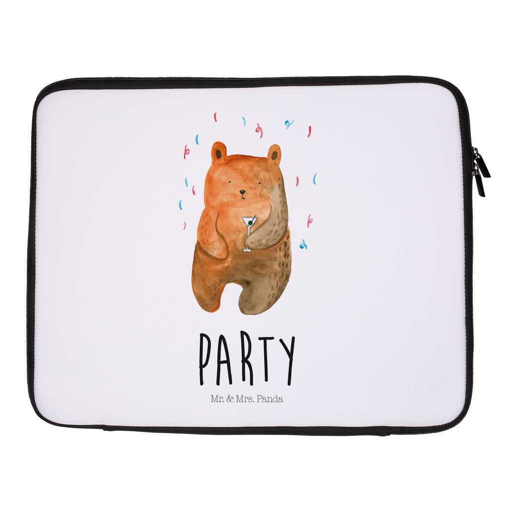 Notebook Tasche Bär Party Notebook Tasche, Laptop, Computertasche, Tasche, Notebook-Tasche, Notebook-Reisehülle, Notebook Schutz, Bär, Teddy, Teddybär, Geburtstag, Geburtstagsgeschenk, Geschenk, Party, Feiern, Abfeiern, Mitbringsel, Gute Laune, Lustig