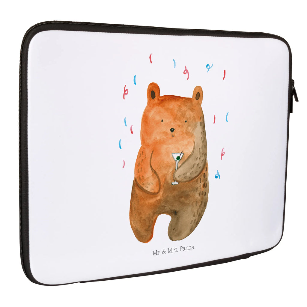 Notebook Tasche Bär Party Notebook Tasche, Laptop, Computertasche, Tasche, Notebook-Tasche, Notebook-Reisehülle, Notebook Schutz, Bär, Teddy, Teddybär, Geburtstag, Geburtstagsgeschenk, Geschenk, Party, Feiern, Abfeiern, Mitbringsel, Gute Laune, Lustig