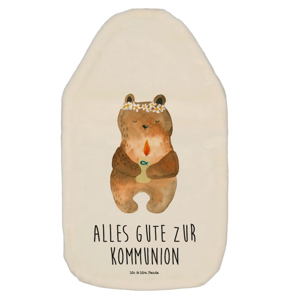 Wärmflasche Kommunion-Bär Wärmekissen, Kinderwärmflasche, Körnerkissen, Wärmflaschenbezug, Wärmflasche mit Bezug, Wärmflasche, Bettflasche, Kleine Wärmflasche, Bär, Teddy, Teddybär, Kommunion, Gottes Segen, Taufkerze, katholisch