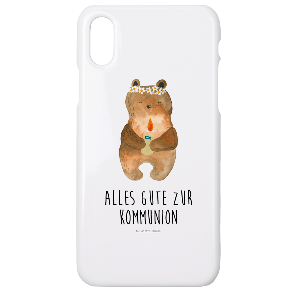 Handyhülle Bär Kommunion Handyhülle, Handycover, Cover, Handy, Hülle, Iphone 10, Iphone X, Bär, Teddy, Teddybär, Kommunion, Gottes Segen, Taufkerze, katholisch