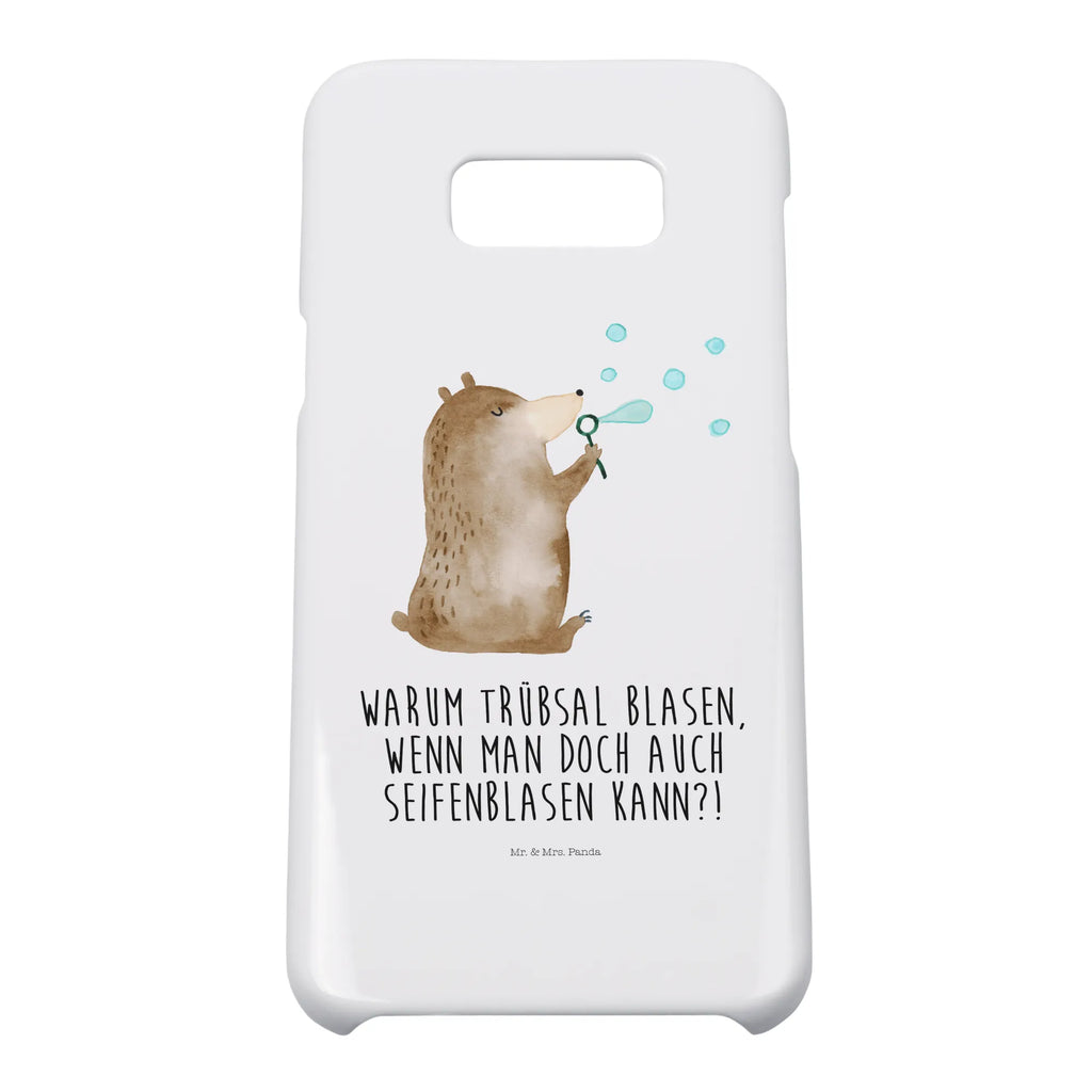 Handyhülle Bär Seifenblasen Handyhülle, Handycover, Cover, Handy, Hülle, Iphone 10, Iphone X, Bär, Teddy, Teddybär, Seifenblasen Bär Lustig Sein Glücklich Traurig Happy