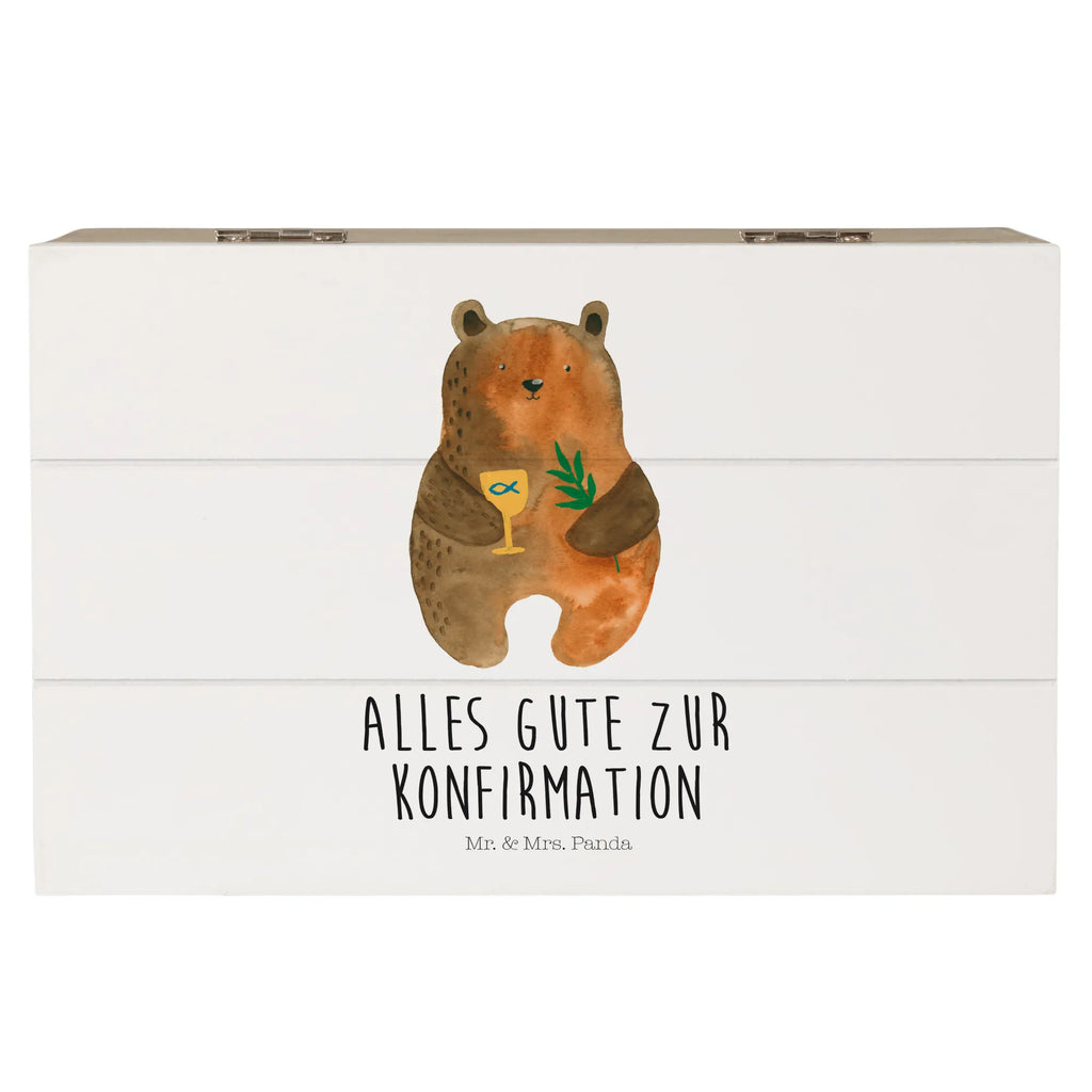 Holzkiste Bär Konfirmation Holzkiste, Kiste, Schatzkiste, Truhe, Schatulle, XXL, Erinnerungsbox, Erinnerungskiste, Dekokiste, Aufbewahrungsbox, Geschenkbox, Geschenkdose, Bär, Teddy, Teddybär, Konfirmation, Kirche, evangelisch, Gottesdienst