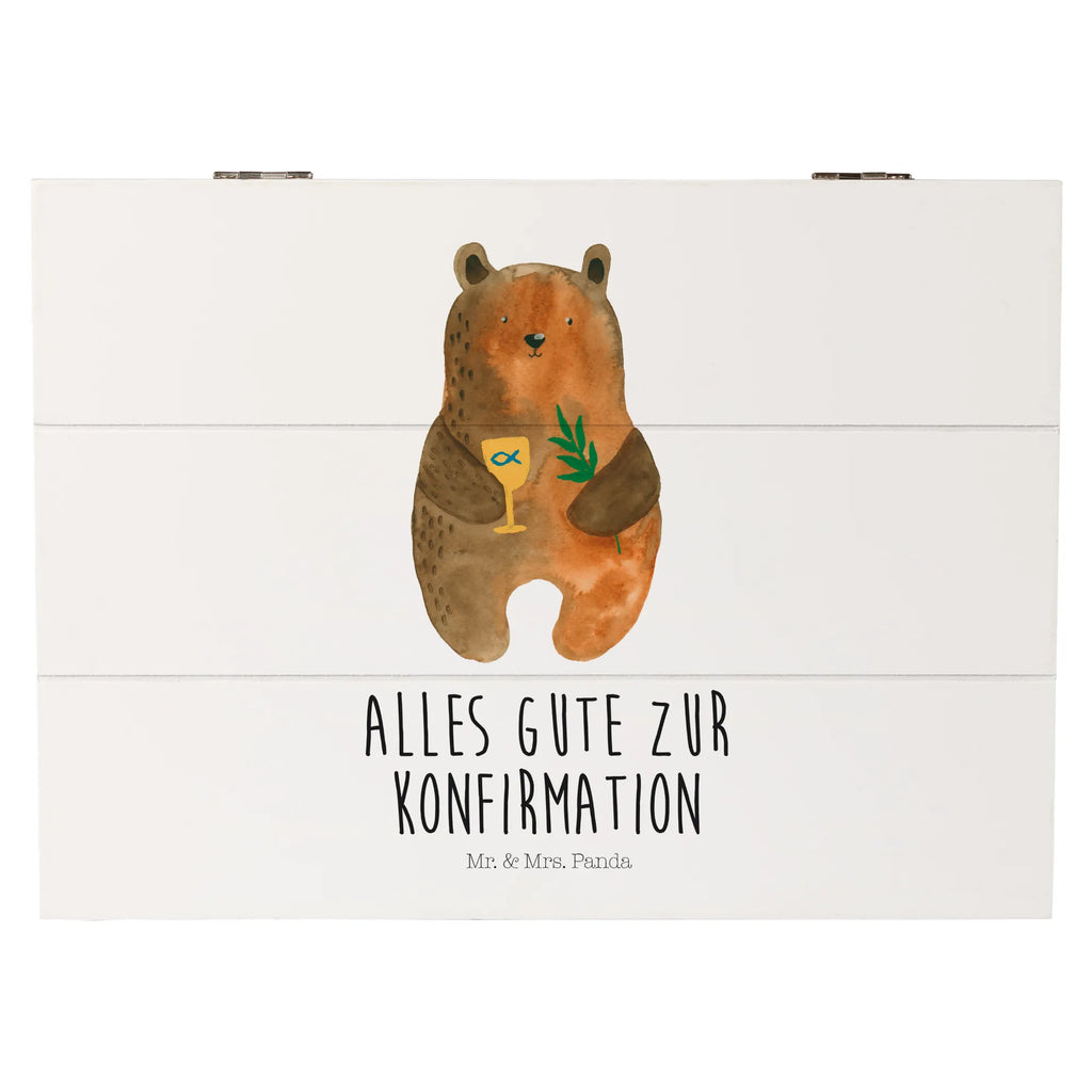 Holzkiste Bär Konfirmation Holzkiste, Kiste, Schatzkiste, Truhe, Schatulle, XXL, Erinnerungsbox, Erinnerungskiste, Dekokiste, Aufbewahrungsbox, Geschenkbox, Geschenkdose, Bär, Teddy, Teddybär, Konfirmation, Kirche, evangelisch, Gottesdienst