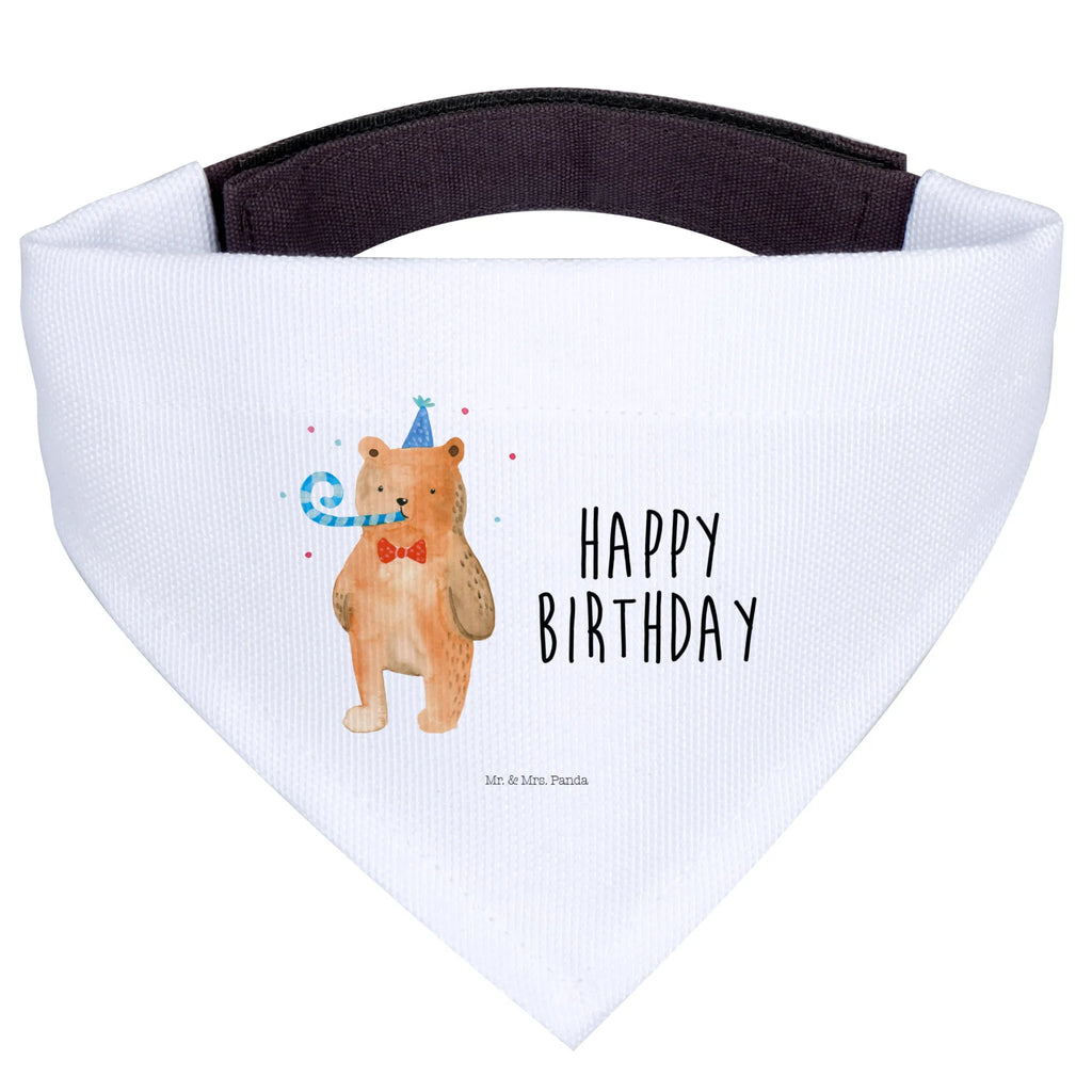 Hundehalstuch Bär Geburtstag Hundehalstuch, Halstuch, Hunde, Tuch, mittel, mittelgroße Hunde, Bär, Teddy, Teddybär, Happy Birthday, Alles Gute, Glückwunsch, Geburtstag