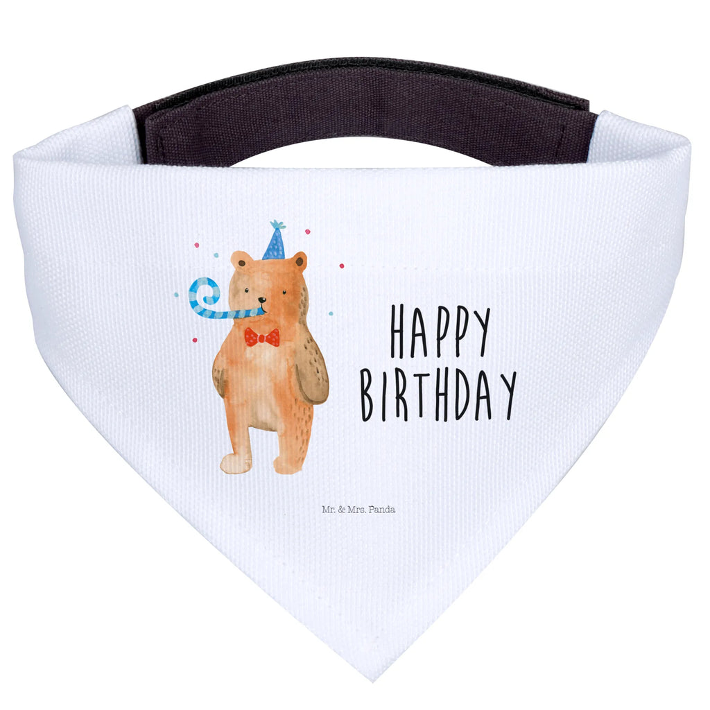 Hundehalstuch Bär Geburtstag Hundehalstuch, Halstuch, Hunde, Tuch, mittel, mittelgroße Hunde, Bär, Teddy, Teddybär, Happy Birthday, Alles Gute, Glückwunsch, Geburtstag