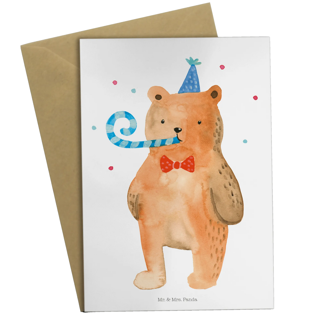 Grußkarte Bär Geburtstag Grußkarte, Klappkarte, Einladungskarte, Glückwunschkarte, Hochzeitskarte, Geburtstagskarte, Karte, Ansichtskarten, Bär, Teddy, Teddybär, Happy Birthday, Alles Gute, Glückwunsch, Geburtstag