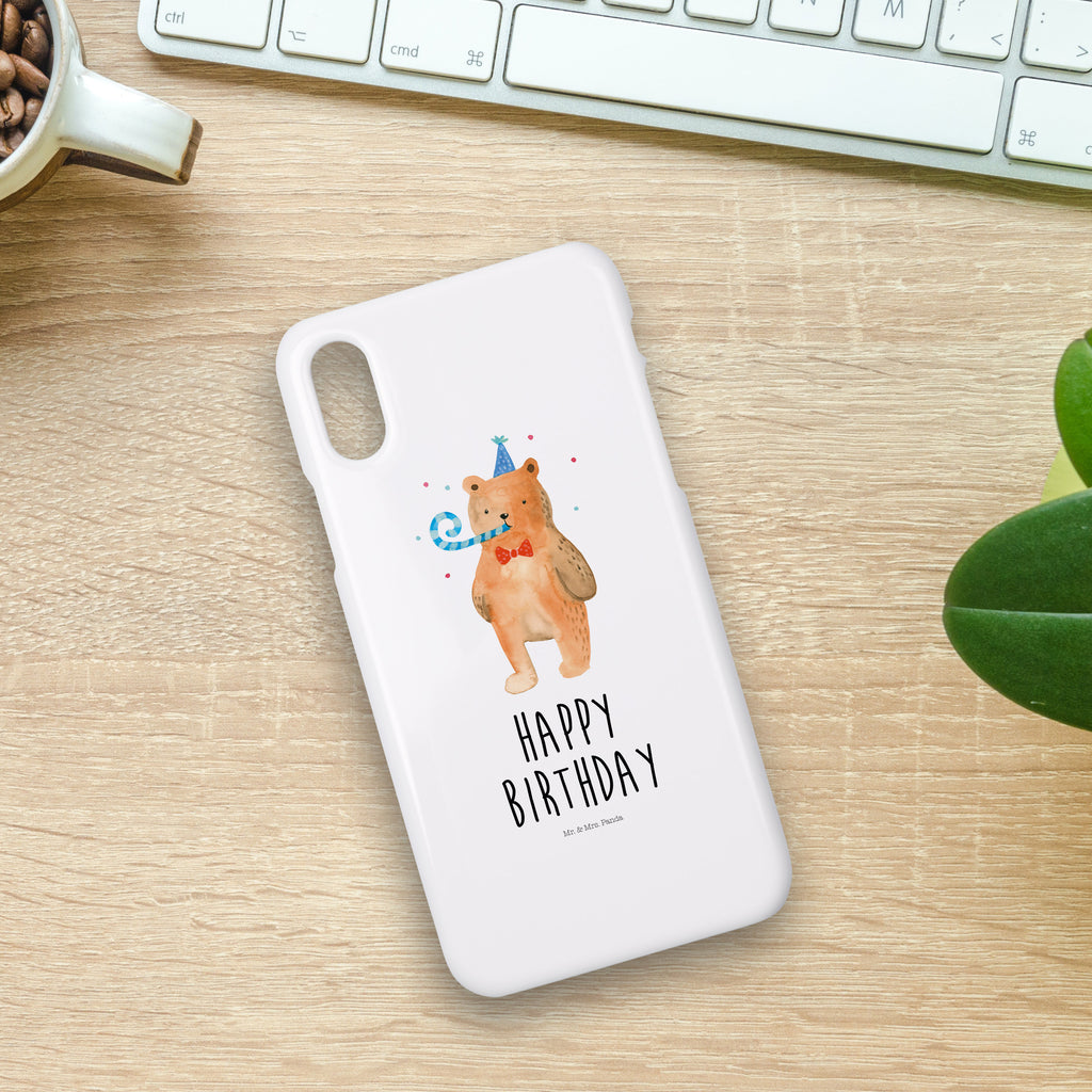 Handyhülle Bär Geburtstag Handyhülle, Handycover, Cover, Handy, Hülle, Samsung Galaxy S8 plus, Bär, Teddy, Teddybär, Happy Birthday, Alles Gute, Glückwunsch, Geburtstag