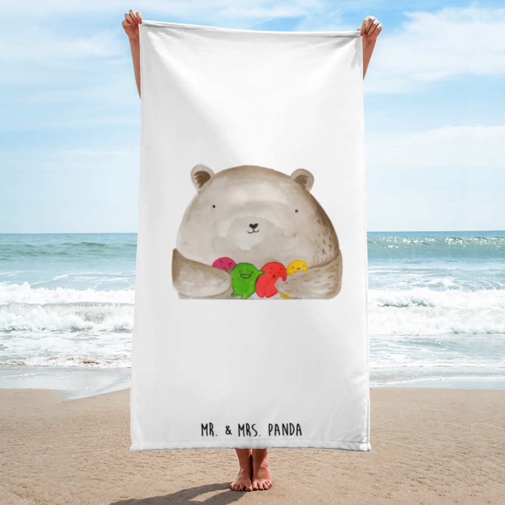 XL Badehandtuch Bär Gefühl Handtuch, Badetuch, Duschtuch, Strandtuch, Saunatuch, Bär, Teddy, Teddybär, Wahnsinn, Verrückt, Durchgedreht