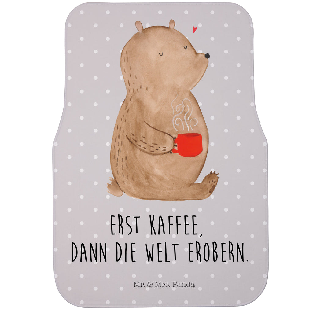 Fahrer Autofußmatte Bär Kaffee Autofußmatten, Fußmatte Auto, Fahrer, Schmutzmatte Auto, Bär, Teddy, Teddybär, Kaffee, Coffee, Bären, guten Morgen, Morgenroutine, Welt erobern, Welt retten, Motivation