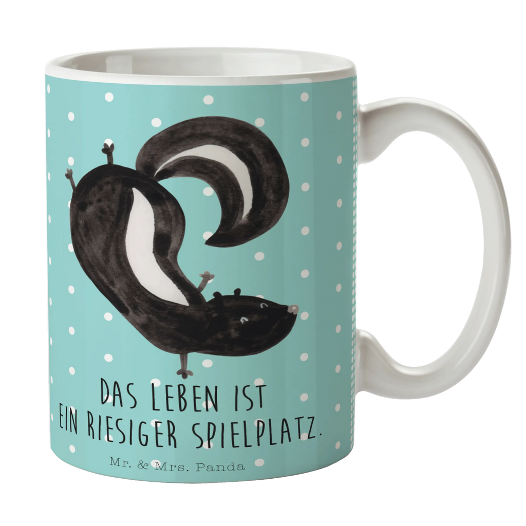 Tasse Stinktier Handstand Tasse, Kaffeetasse, Teetasse, Becher, Kaffeebecher, Teebecher, Keramiktasse, Porzellantasse, Büro Tasse, Geschenk Tasse, Tasse Sprüche, Tasse Motive, Kaffeetassen, Tasse bedrucken, Designer Tasse, Cappuccino Tassen, Schöne Teetassen, Stinktier, Skunk, Wildtier, Raubtier, Stinker, Stinki, Spielplatz, verpielt, Kind