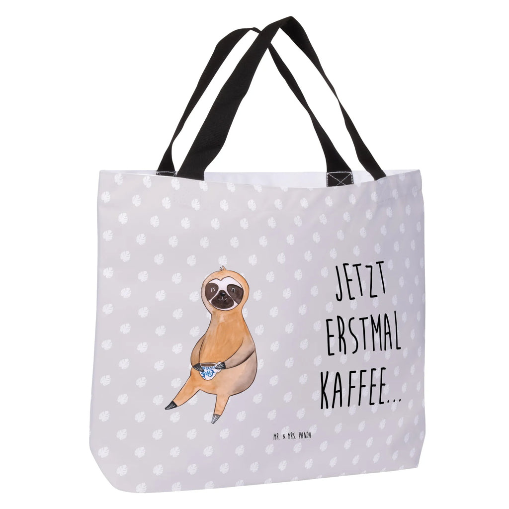 Shopper Faultier Kaffee Beutel, Einkaufstasche, Tasche, Strandtasche, Einkaufsbeutel, Shopper, Schultasche, Freizeittasche, Tragebeutel, Schulbeutel, Alltagstasche, Faultier, Faultier Geschenk, Faultier Deko, Faultiere, faul, Lieblingstier, Kaffee, erster Kaffee, Morgenmuffel, Frühaufsteher, Kaffeetasse, Genießer, Coffee, Kaffeegetränk