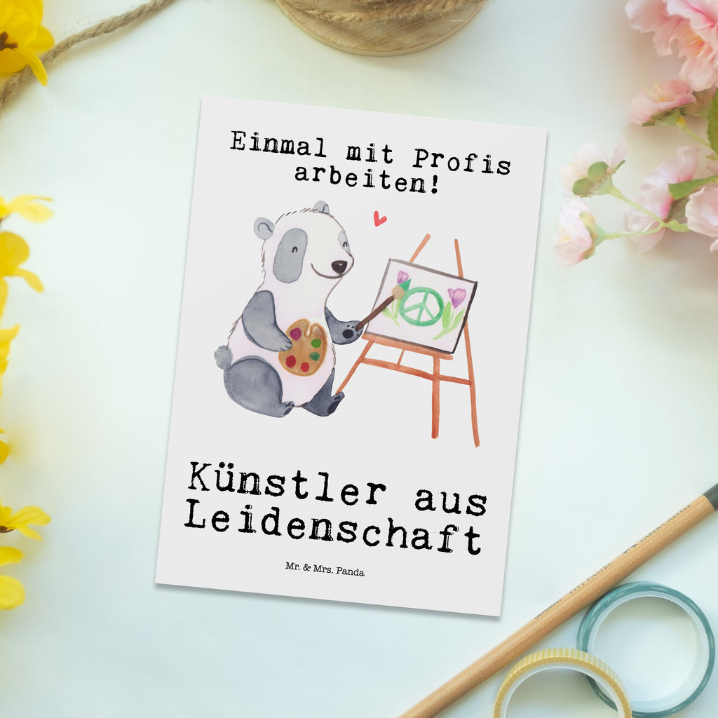 Postkarte Künstler aus Leidenschaft Postkarte, Karte, Geschenkkarte, Grußkarte, Einladung, Ansichtskarte, Geburtstagskarte, Einladungskarte, Dankeskarte, Ansichtskarten, Einladung Geburtstag, Einladungskarten Geburtstag, Beruf, Ausbildung, Jubiläum, Abschied, Rente, Kollege, Kollegin, Geschenk, Schenken, Arbeitskollege, Mitarbeiter, Firma, Danke, Dankeschön, Künstler, Maler, Kunstmaler, Galerie Eröffnung, Kunstschule