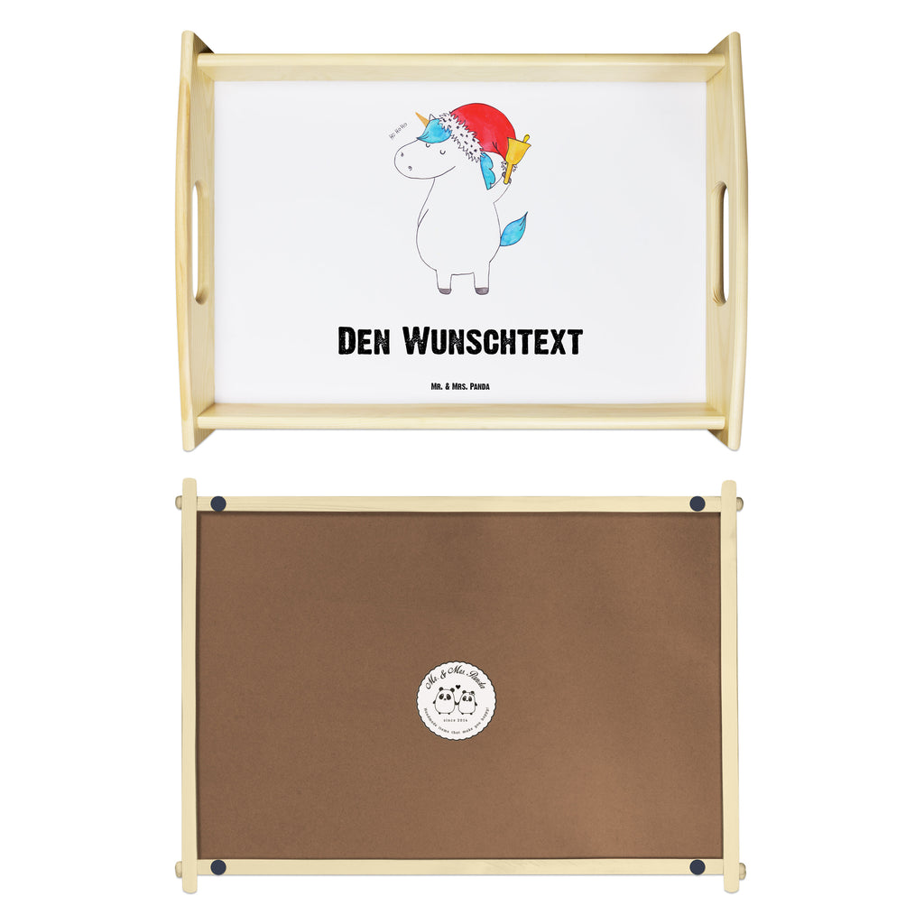 Personalisiertes Serviertablett Einhorn Weihnachtsmann Personalisiertes Serviertablett, Personalisiertes Tablett, Personalisiertes Holztablett, Personalisiertes Küchentablett, Personalisiertes Dekotablett, Personalisiertes Frühstückstablett, Serviertablett mit Namen, Tablett mit Namen, Einhorn, Einhörner, Einhorn Deko, Pegasus, Unicorn, Gin, Schokolade, Schoki, Weihnachten, Weihnachtsmann, Nikolaus, Wunschzettel, Wunschliste, Feenstaub