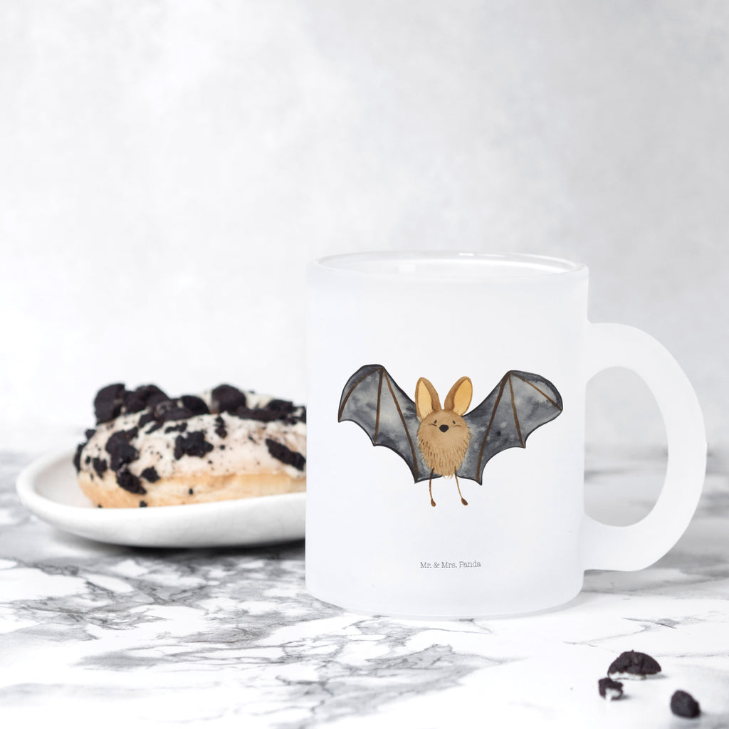 Teetasse Fledermaus Flügel Teetasse, Teeglas, Teebecher, Tasse mit Henkel, Tasse, Glas Teetasse, Teetasse aus Glas, Tiermotive, Gute Laune, lustige Sprüche, Tiere