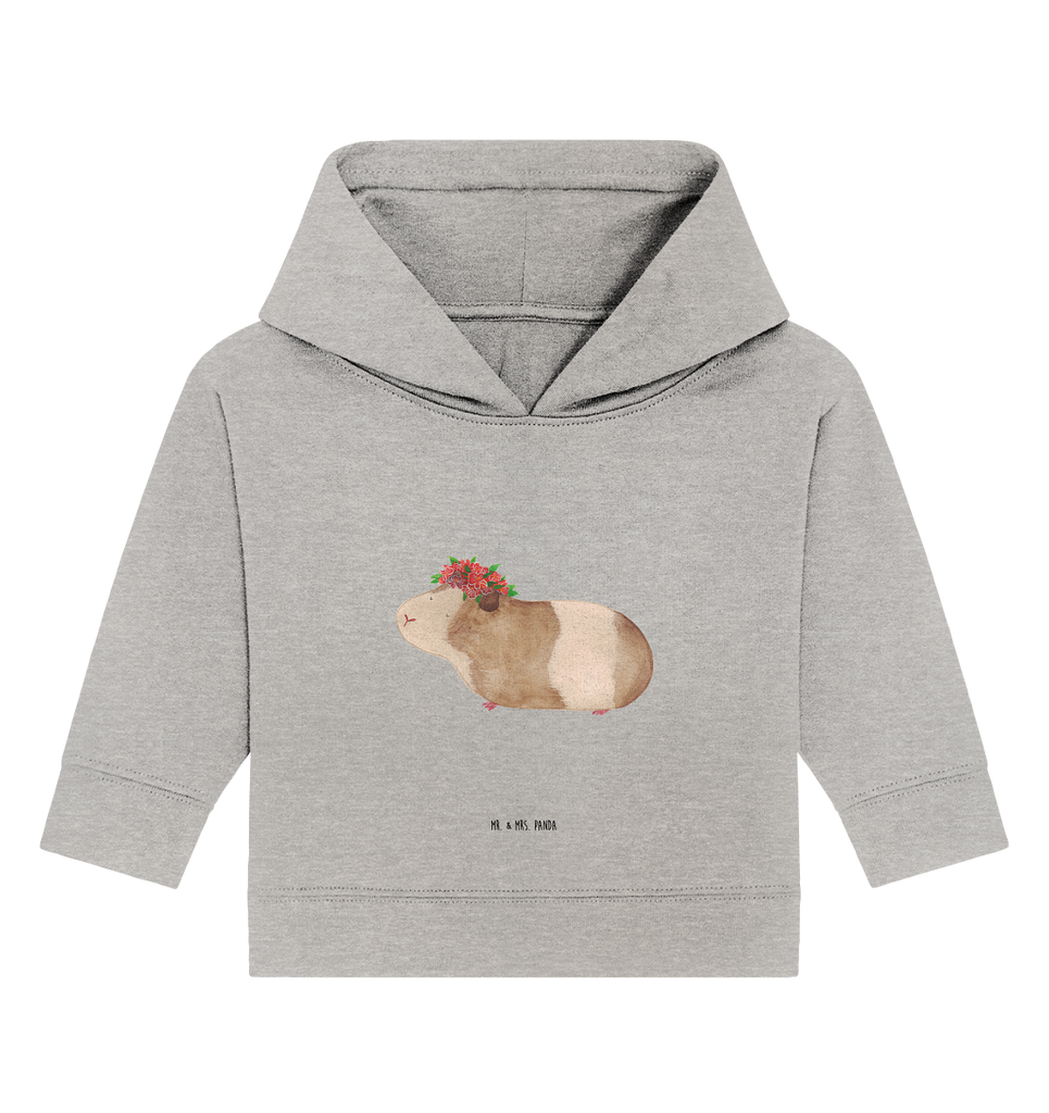 Organic Baby Hoodie Meerschweinchen Weisheit Baby Kapuzenshirt, Baby Kapuzensweatshirt, Baby Hoodie, Baby Pullover, Tiermotive, Gute Laune, lustige Sprüche, Tiere, Meerschweinchen, Meerie, Meeries, Wunder, Blumenkind, Realität, Spruch, Weisheit, Motivation, Wunderland