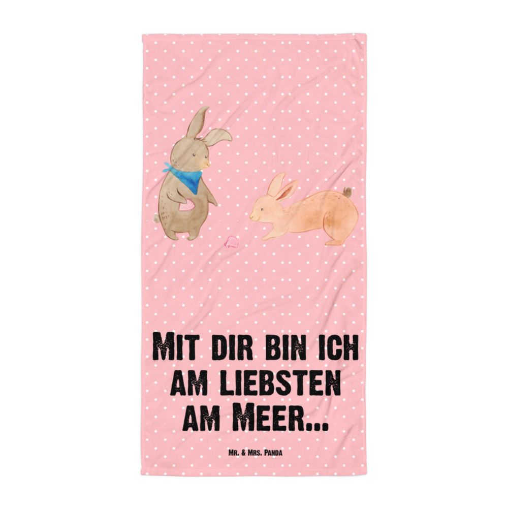 XL Badehandtuch Hasen Muschel Handtuch, Badetuch, Duschtuch, Strandtuch, Saunatuch, Familie, Vatertag, Muttertag, Bruder, Schwester, Mama, Papa, Oma, Opa, Hasen, beste Freundin, Freundin, Freundinnen, best friends, BFF, Muscheln sammeln, Muscheln, Meer