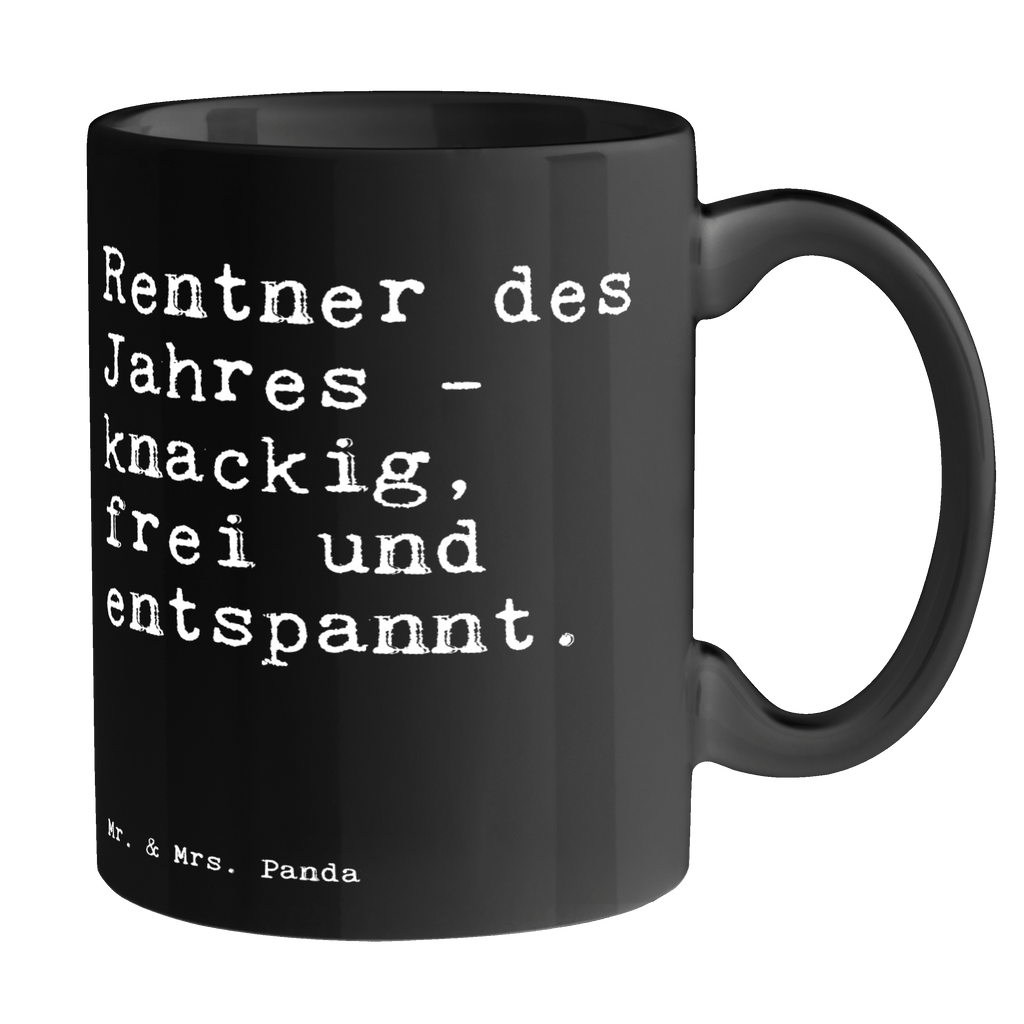 Tasse Sprüche und Zitate Rentner des Jahres - knackig, frei und entspannt. Tasse, Kaffeetasse, Teetasse, Becher, Kaffeebecher, Teebecher, Keramiktasse, Porzellantasse, Büro Tasse, Geschenk Tasse, Tasse Sprüche, Tasse Motive, Kaffeetassen, Tasse bedrucken, Designer Tasse, Cappuccino Tassen, Schöne Teetassen, Spruch, Sprüche, lustige Sprüche, Weisheiten, Zitate, Spruch Geschenke, Spruch Sprüche Weisheiten Zitate Lustig Weisheit Worte