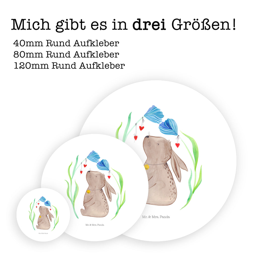 Rund Aufkleber Hase Blume Sticker, Aufkleber, Etikett, Ostern, Osterhase, Ostergeschenke, Osternest, Osterdeko, Geschenke zu Ostern, Ostern Geschenk, Ostergeschenke Kinder, Ostern Kinder, Hase, Kaninchen, Kind, Taufe, Taufgeschenk, Geburt, Schwangerschaft, erstes Kind, Kindergeburtstag, Geburtstag, Hoffnung, Träume