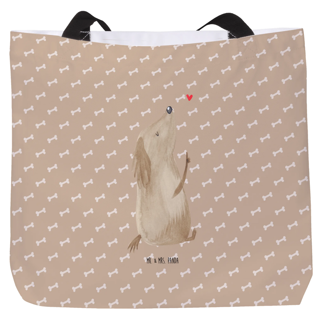 Shopper Hund Liebe Beutel, Einkaufstasche, Tasche, Strandtasche, Einkaufsbeutel, Shopper, Schultasche, Freizeittasche, Tragebeutel, Schulbeutel, Alltagstasche, Hund, Hundemotiv, Haustier, Hunderasse, Tierliebhaber, Hundebesitzer, Sprüche, Liebe, Hundeglück, Hundeliebe, Hunde, Frauchen