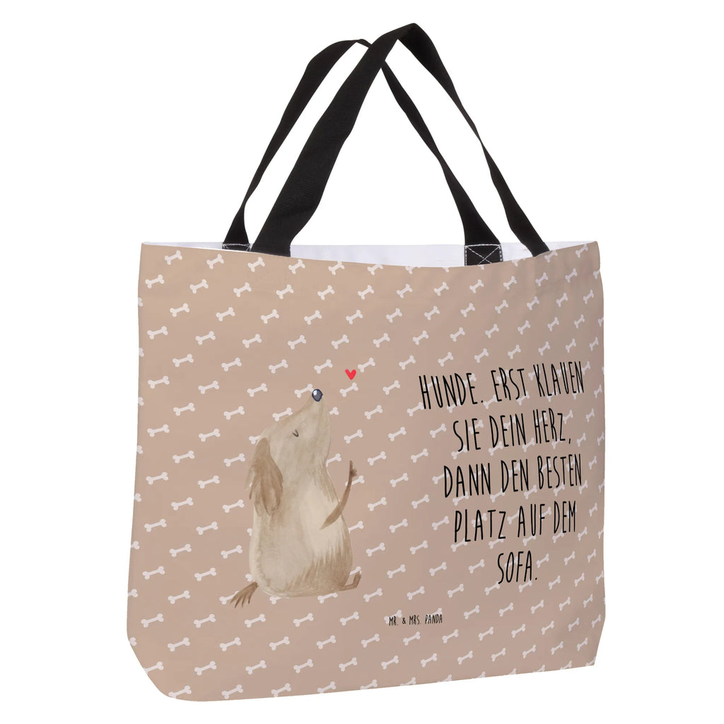 Shopper Hund Liebe Beutel, Einkaufstasche, Tasche, Strandtasche, Einkaufsbeutel, Shopper, Schultasche, Freizeittasche, Tragebeutel, Schulbeutel, Alltagstasche, Hund, Hundemotiv, Haustier, Hunderasse, Tierliebhaber, Hundebesitzer, Sprüche, Liebe, Hundeglück, Hundeliebe, Hunde, Frauchen