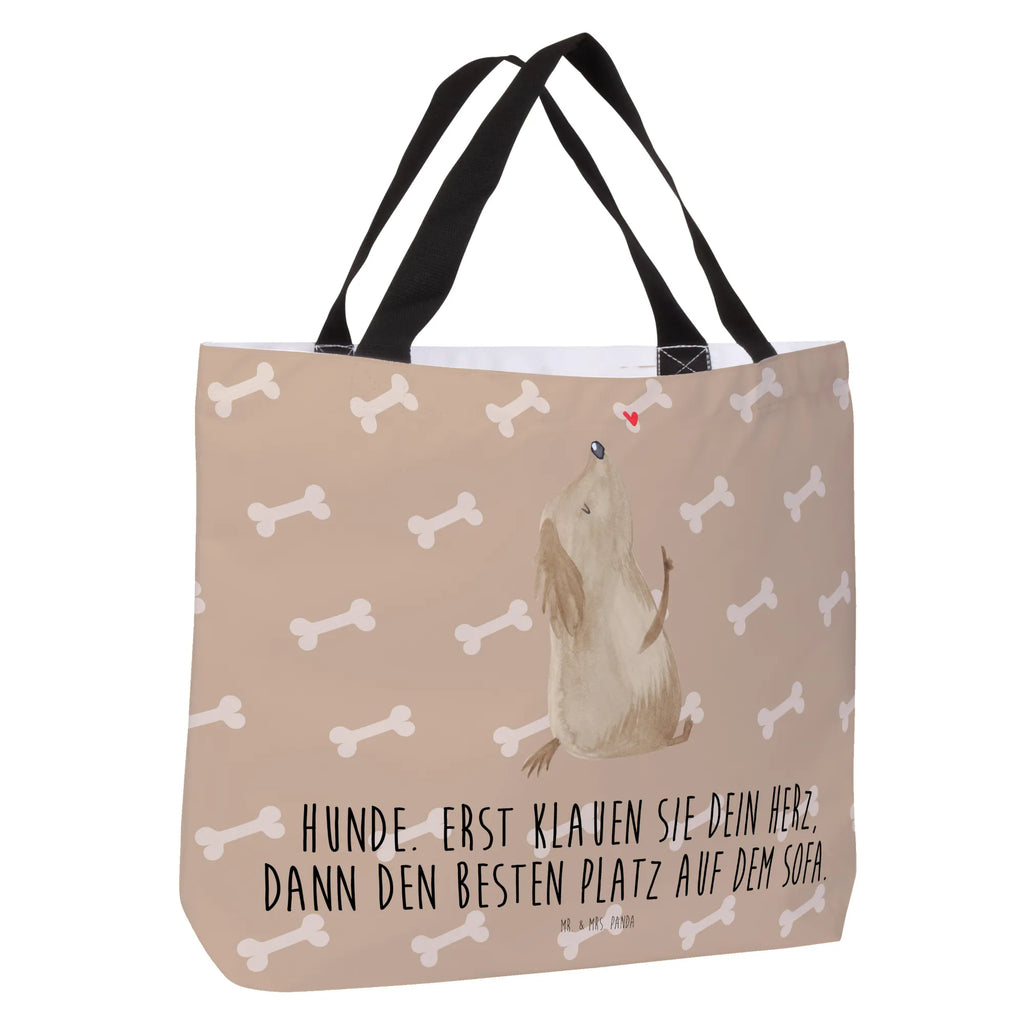 Shopper Hund Liebe Beutel, Einkaufstasche, Tasche, Strandtasche, Einkaufsbeutel, Shopper, Schultasche, Freizeittasche, Tragebeutel, Schulbeutel, Alltagstasche, Hund, Hundemotiv, Haustier, Hunderasse, Tierliebhaber, Hundebesitzer, Sprüche, Liebe, Hundeglück, Hundeliebe, Hunde, Frauchen