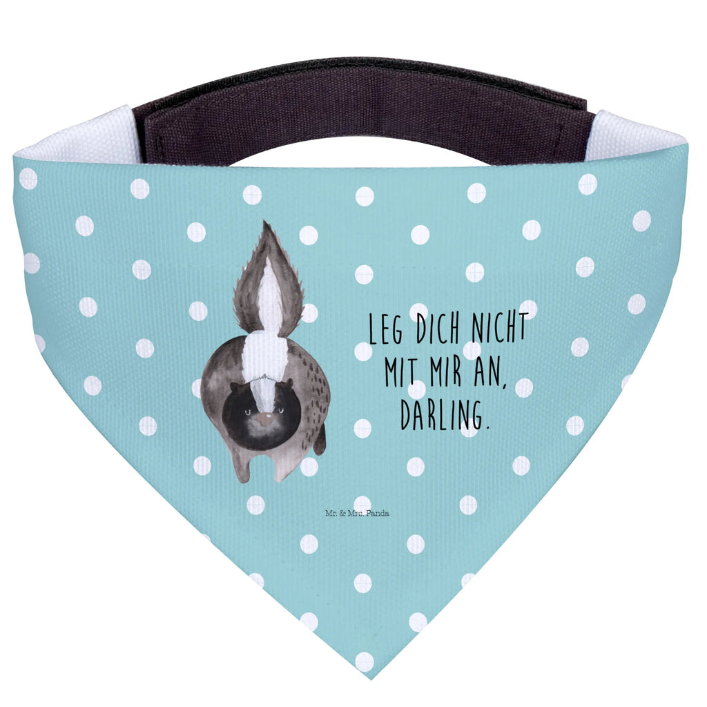 Dog neckerchief skunk attack Hundehalstuch, Halstuch, Hunde, Tuch, mittel, mittelgroße Hunde, Stinktier, Skunk, Wildtier, Raubtier, Stinker, Stinki, wütend, Drohung