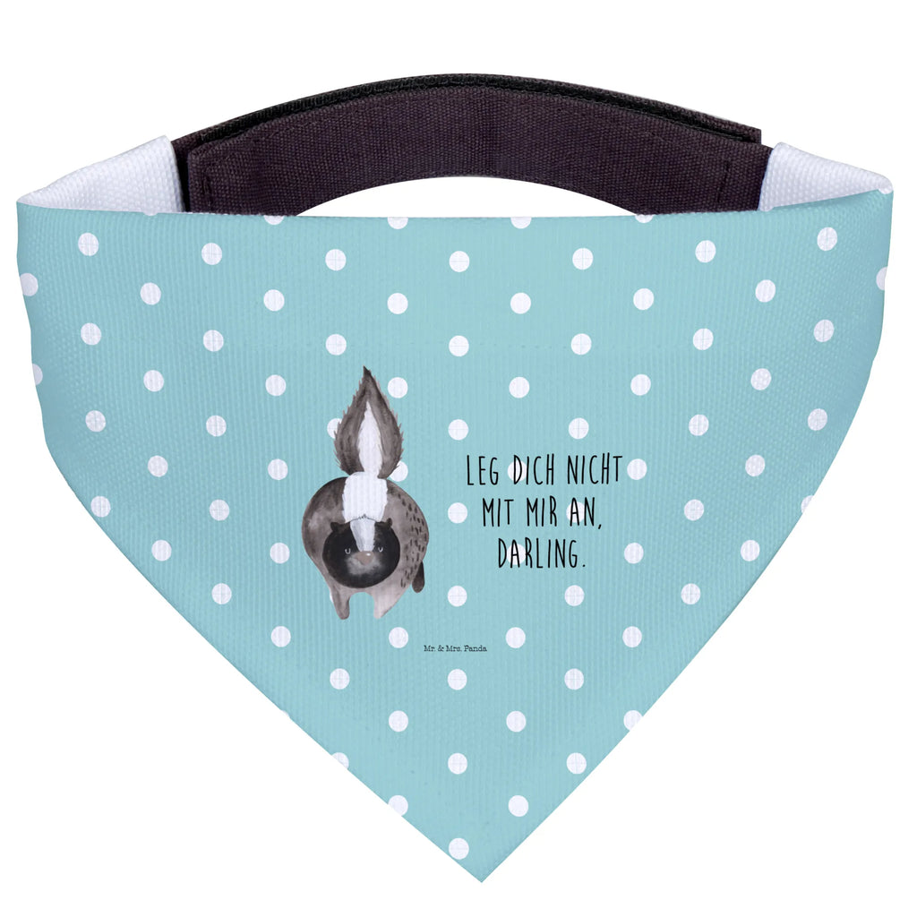 Dog neckerchief skunk attack Hundehalstuch, Halstuch, Hunde, Tuch, mittel, mittelgroße Hunde, Stinktier, Skunk, Wildtier, Raubtier, Stinker, Stinki, wütend, Drohung