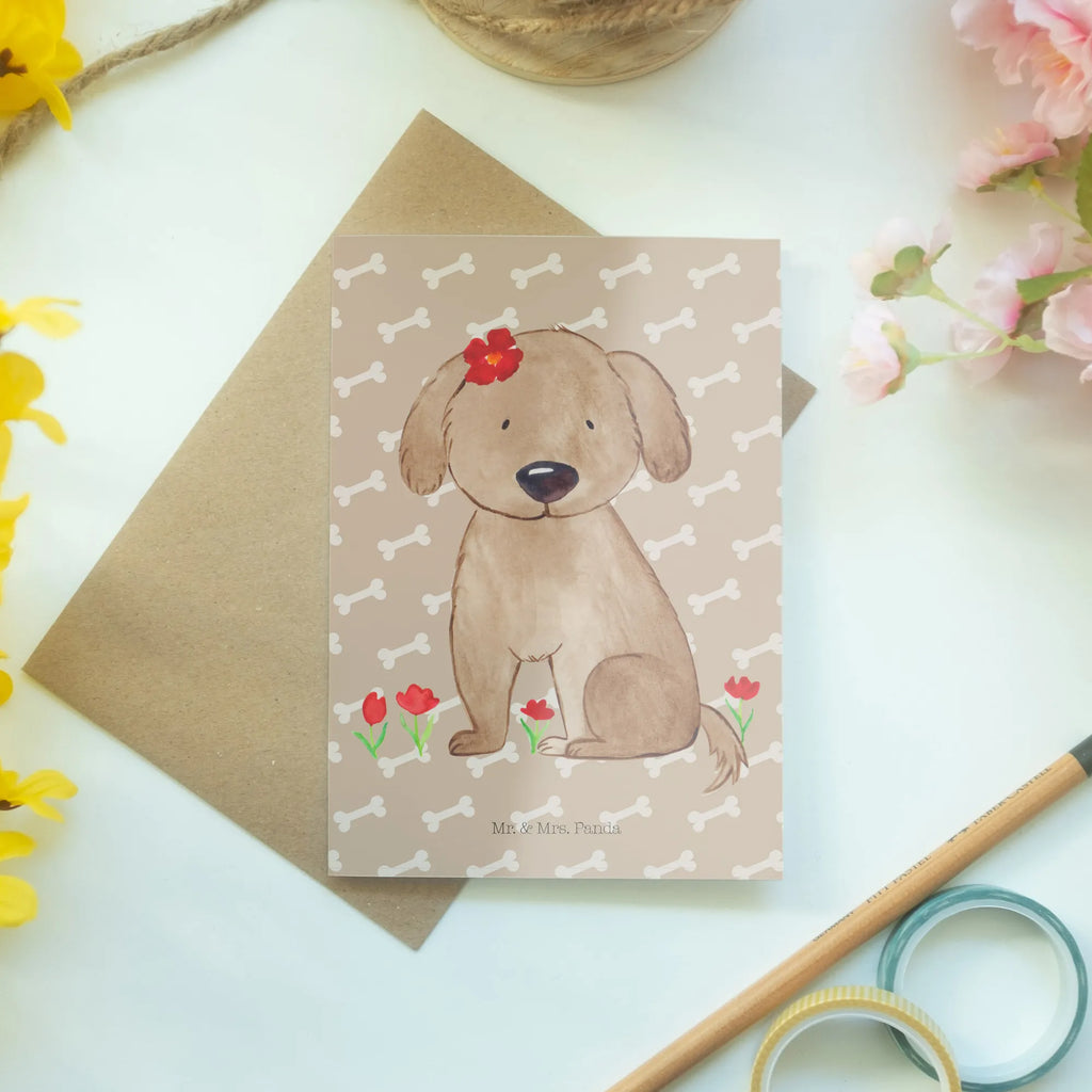 Grußkarte Hund Hundedame Grußkarte, Klappkarte, Einladungskarte, Glückwunschkarte, Hochzeitskarte, Geburtstagskarte, Karte, Ansichtskarten, Hund, Hundemotiv, Haustier, Hunderasse, Tierliebhaber, Hundebesitzer, Sprüche, Hunde, Hundeliebe, Hundeglück, Liebe, Frauchen