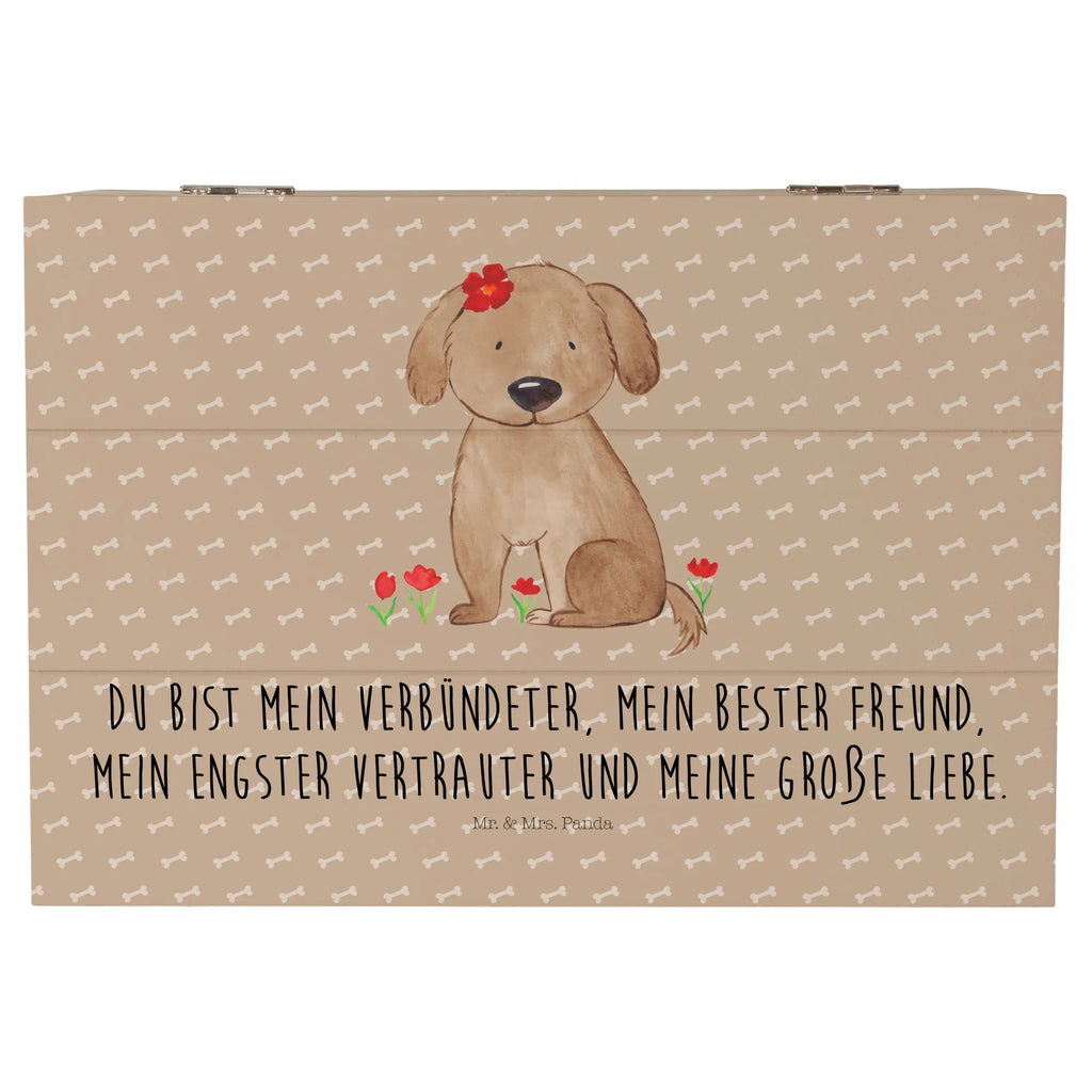 Holzkiste Hund Dame Holzkiste, Kiste, Schatzkiste, Truhe, Schatulle, XXL, Erinnerungsbox, Erinnerungskiste, Dekokiste, Aufbewahrungsbox, Geschenkbox, Geschenkdose, Hund, Hundemotiv, Haustier, Hunderasse, Tierliebhaber, Hundebesitzer, Sprüche, Hunde, Hundeliebe, Hundeglück, Liebe, Frauchen