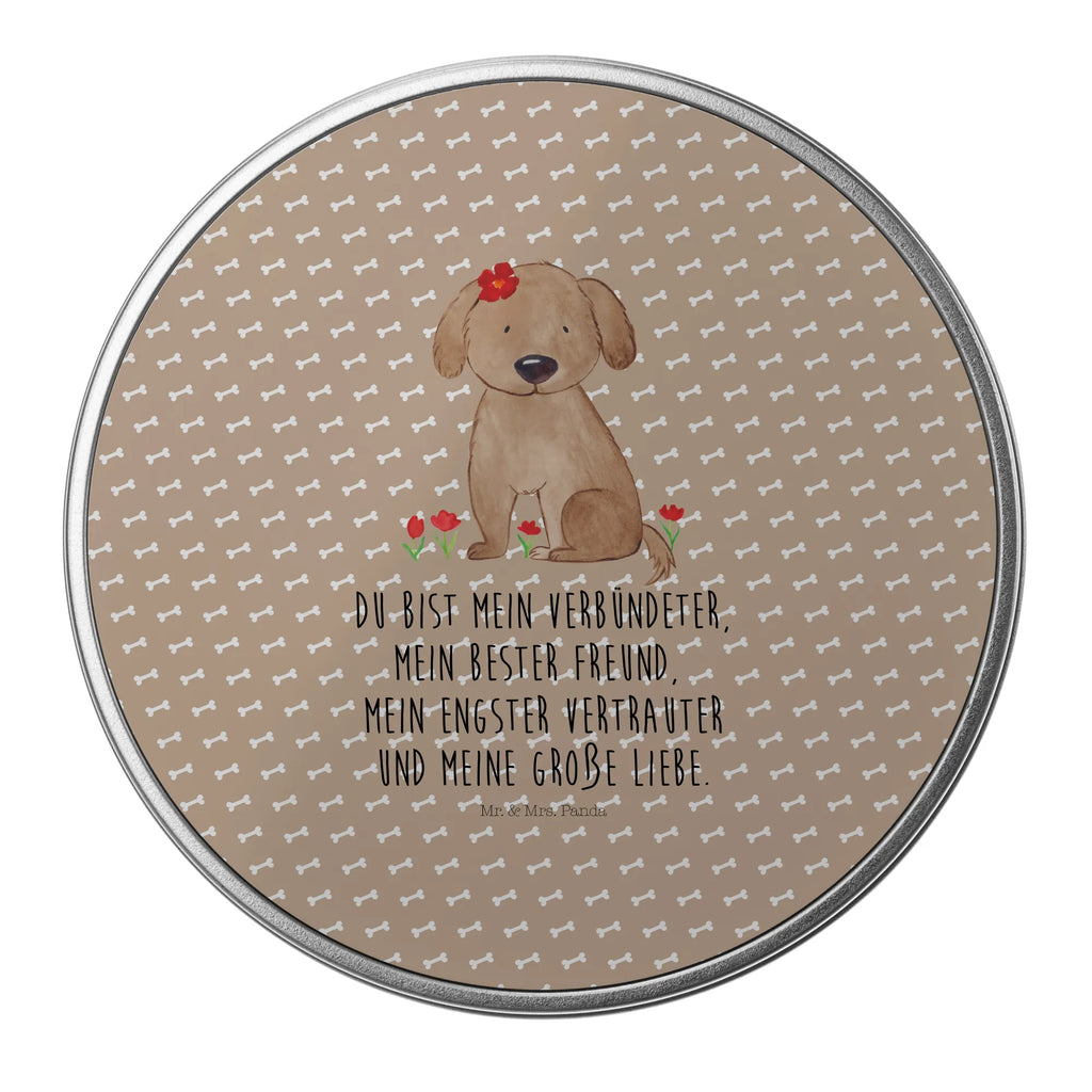 Blechdose rund Hund Dame Metalldose, Keksdose, Dose, Vorratsdose, Geschenkbox, Lunchbox, Aufbewahrungsbox, Vorratsdosen, Metallkiste, Metallbox, Metallboxen, Aufbewahrungskiste, Geschenkkiste, Blechdosen mit Deckel, Metallkiste mit Deckel, Vorratsdosen mit Deckel, Metall Dose, Hund, Hundemotiv, Haustier, Hunderasse, Tierliebhaber, Hundebesitzer, Sprüche, Hunde, Hundeliebe, Hundeglück, Liebe, Frauchen