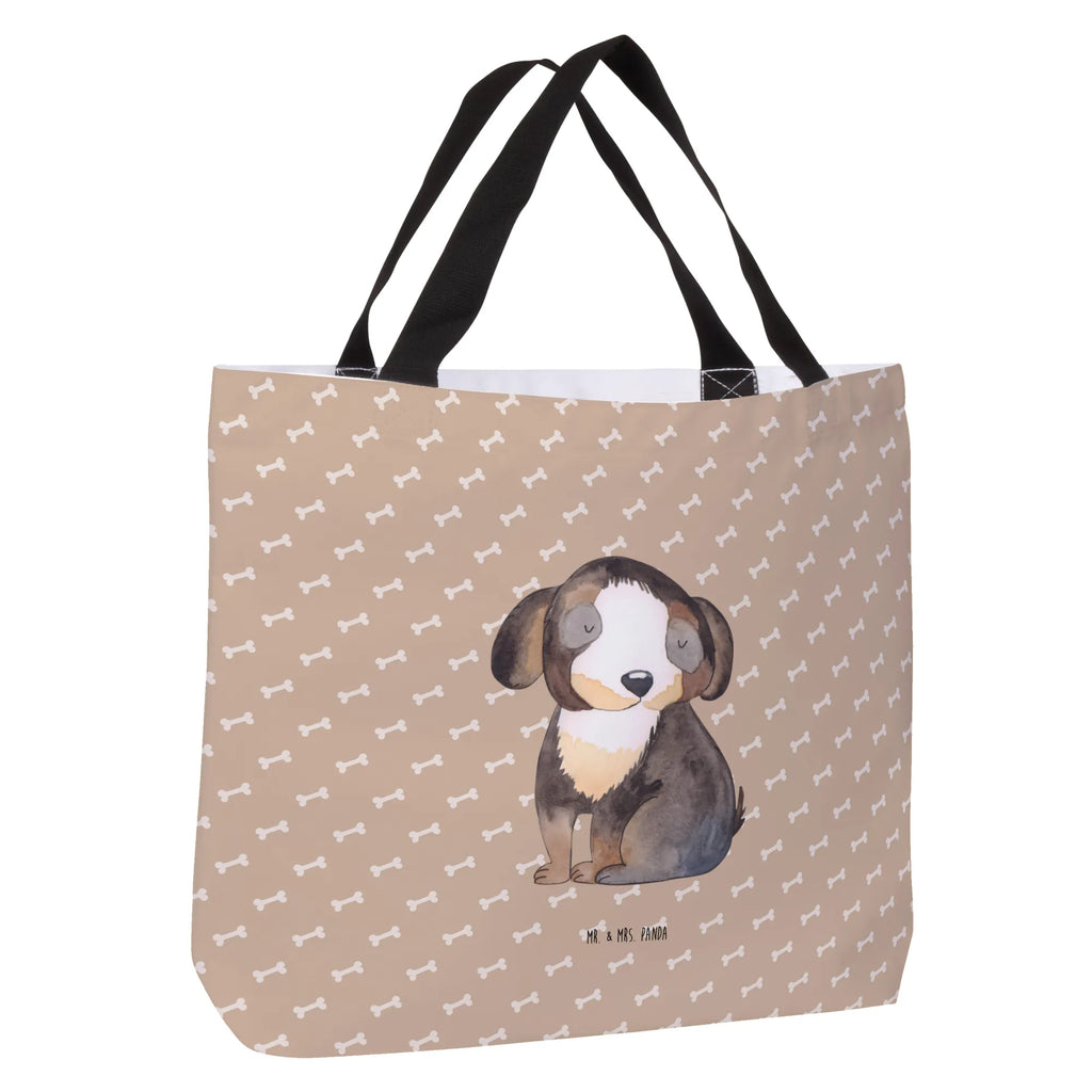 Shopper Hund Entspannen Beutel, Einkaufstasche, Tasche, Strandtasche, Einkaufsbeutel, Shopper, Schultasche, Freizeittasche, Tragebeutel, Schulbeutel, Alltagstasche, Hund, Hundemotiv, Haustier, Hunderasse, Tierliebhaber, Hundebesitzer, Sprüche, schwarzer Hund, Hundeliebe, Liebe, Hundeglück