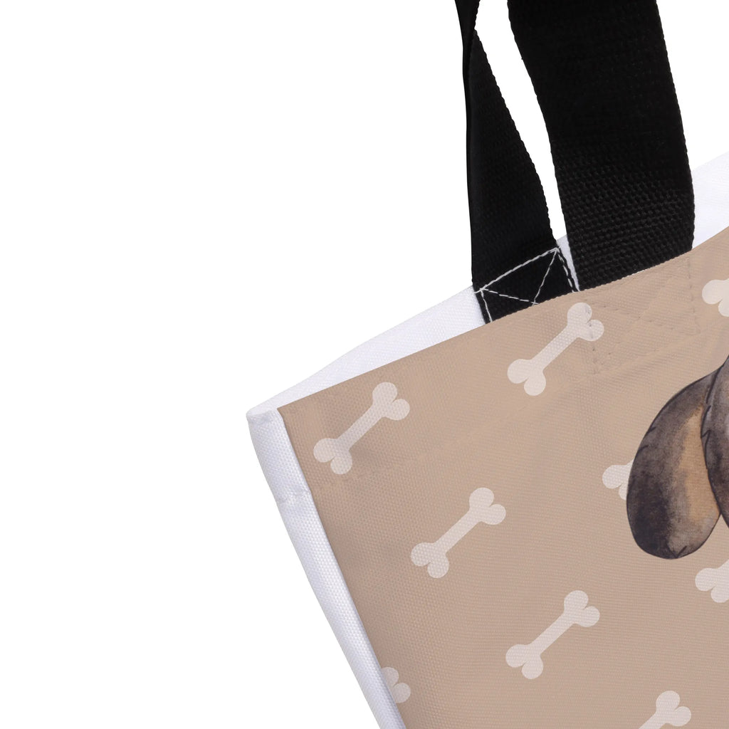 Shopper Hund Entspannen Beutel, Einkaufstasche, Tasche, Strandtasche, Einkaufsbeutel, Shopper, Schultasche, Freizeittasche, Tragebeutel, Schulbeutel, Alltagstasche, Hund, Hundemotiv, Haustier, Hunderasse, Tierliebhaber, Hundebesitzer, Sprüche, schwarzer Hund, Hundeliebe, Liebe, Hundeglück