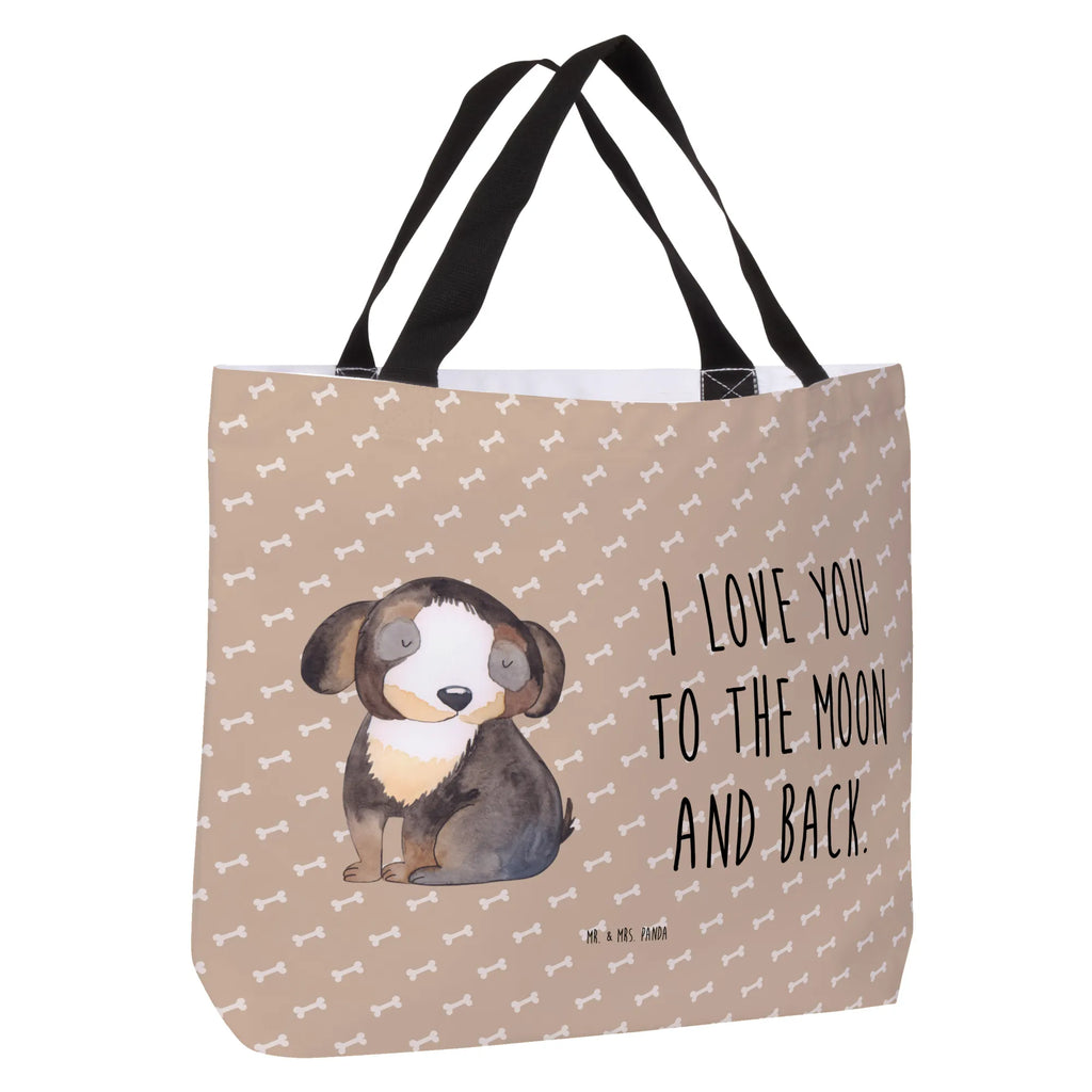 Shopper Hund Entspannen Beutel, Einkaufstasche, Tasche, Strandtasche, Einkaufsbeutel, Shopper, Schultasche, Freizeittasche, Tragebeutel, Schulbeutel, Alltagstasche, Hund, Hundemotiv, Haustier, Hunderasse, Tierliebhaber, Hundebesitzer, Sprüche, schwarzer Hund, Hundeliebe, Liebe, Hundeglück